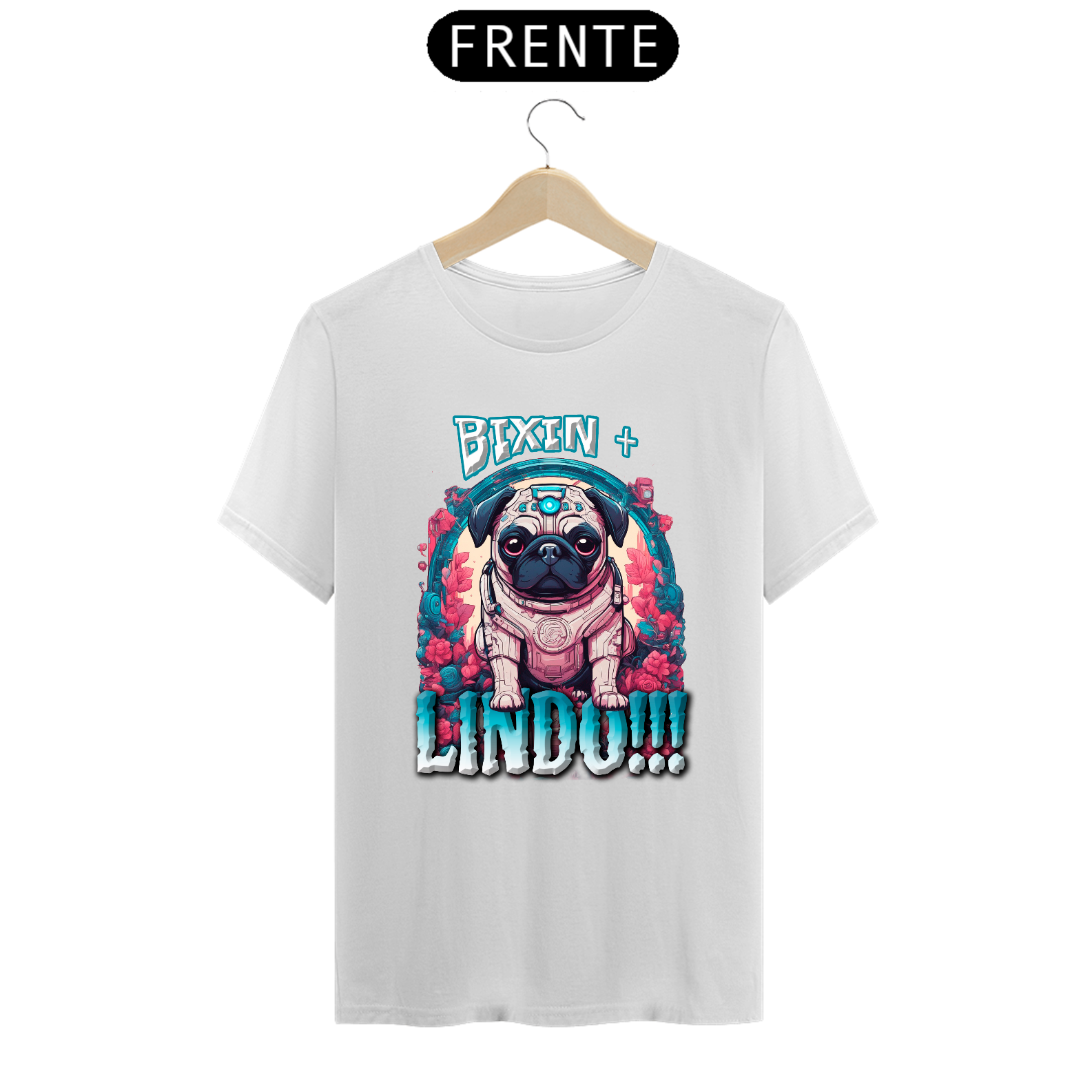 Nome do produto  CAMISA PUG LINDÃO 01
