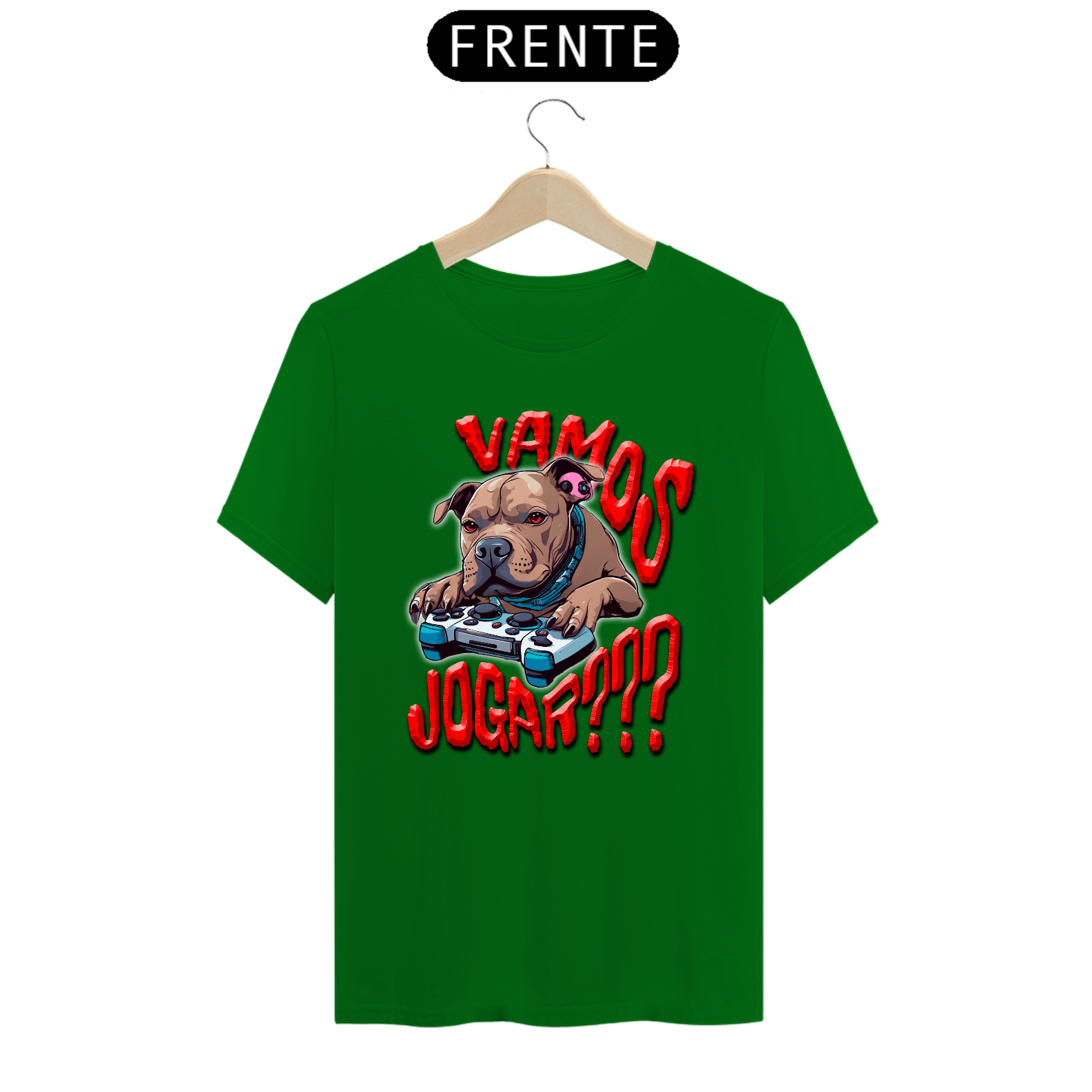 Nome do produto  CAMISA DOG GAMER 01