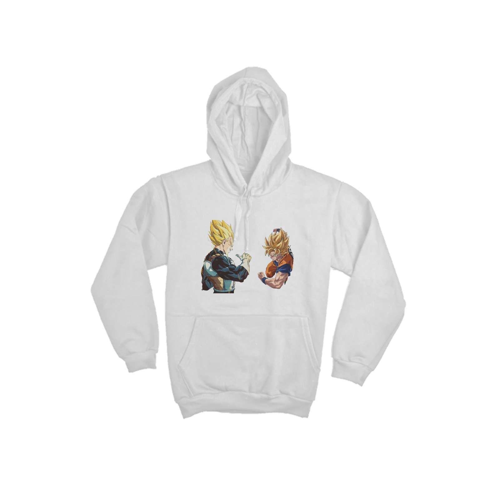 Moletom Canguru - goku vs vegeta