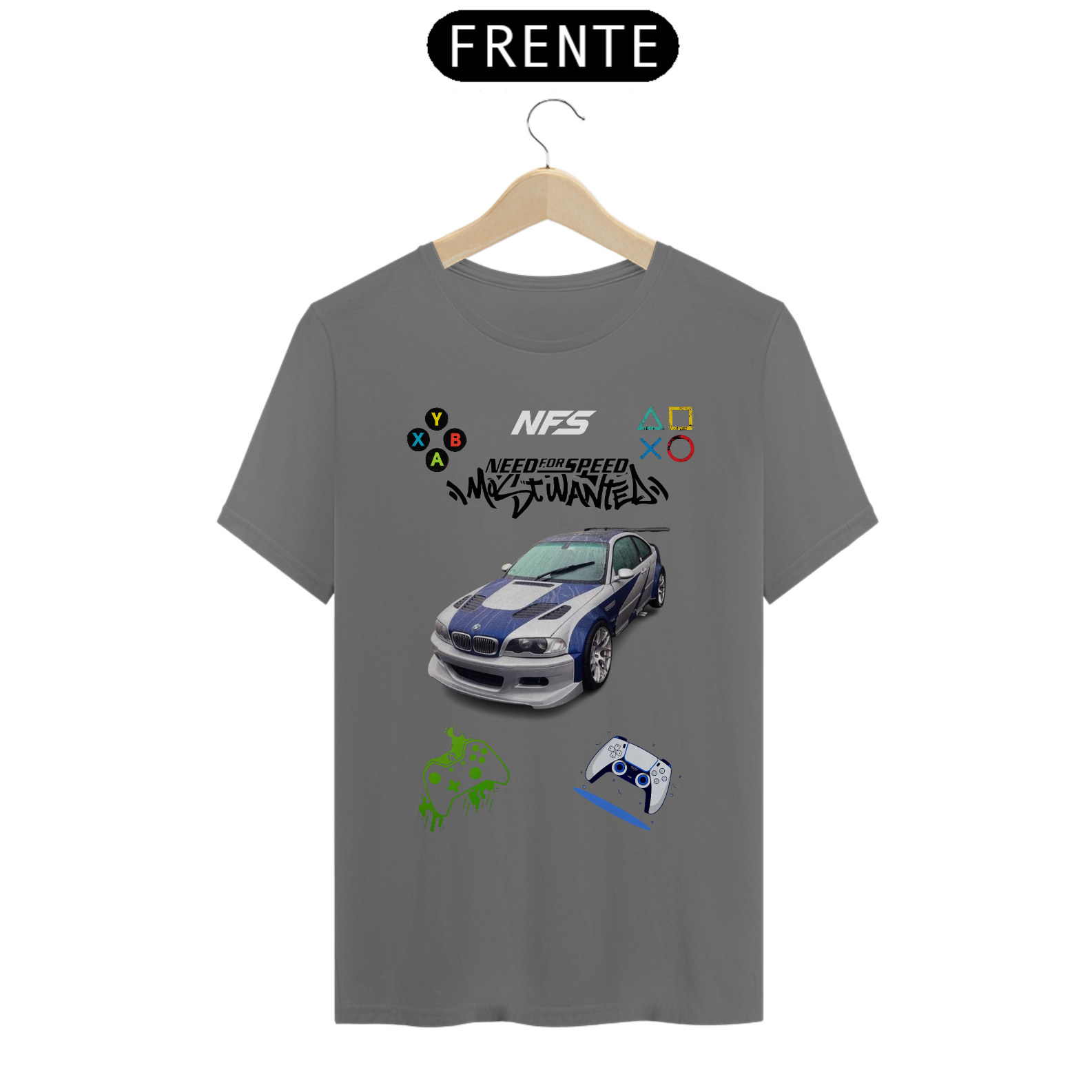CAMISA T-SHIRT ESTONADA - NEED FOR SPEED