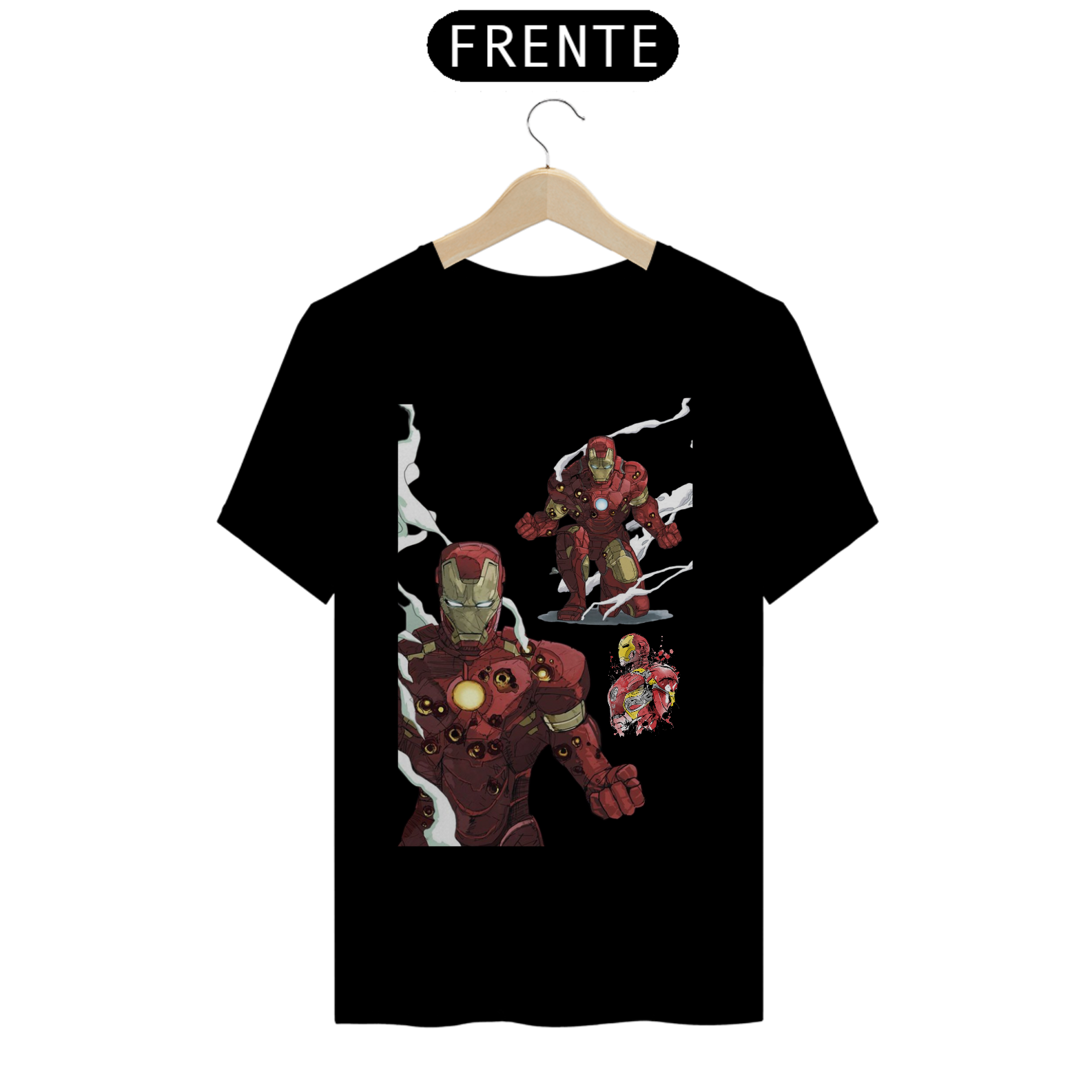 CAMISA T-SHIRT QUALITY - HOMEM DE FERRO