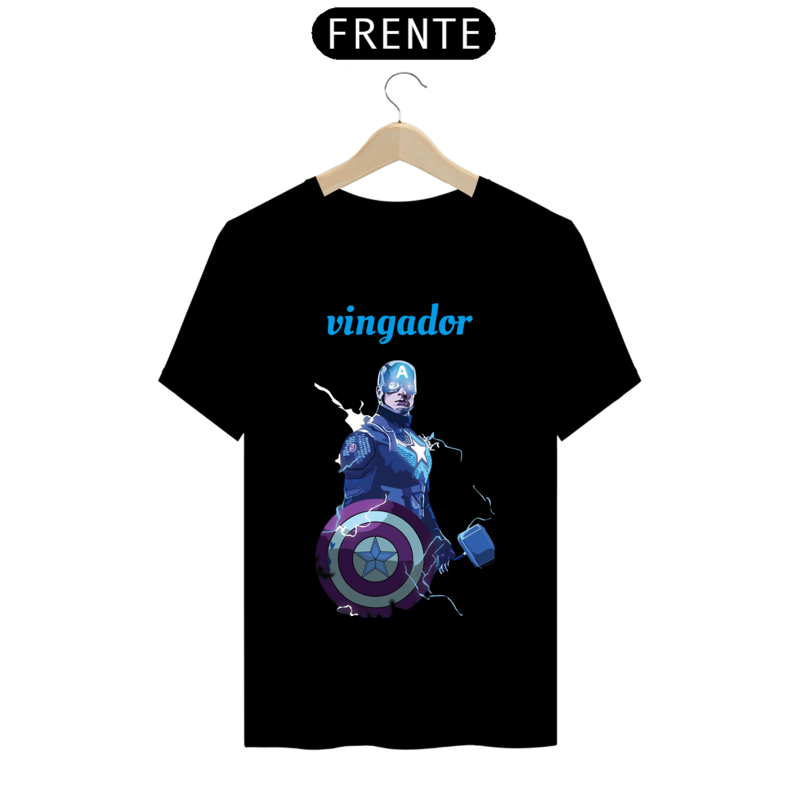 CAMISA T-SHIRT PRIME - CAPITÃO AMERICA