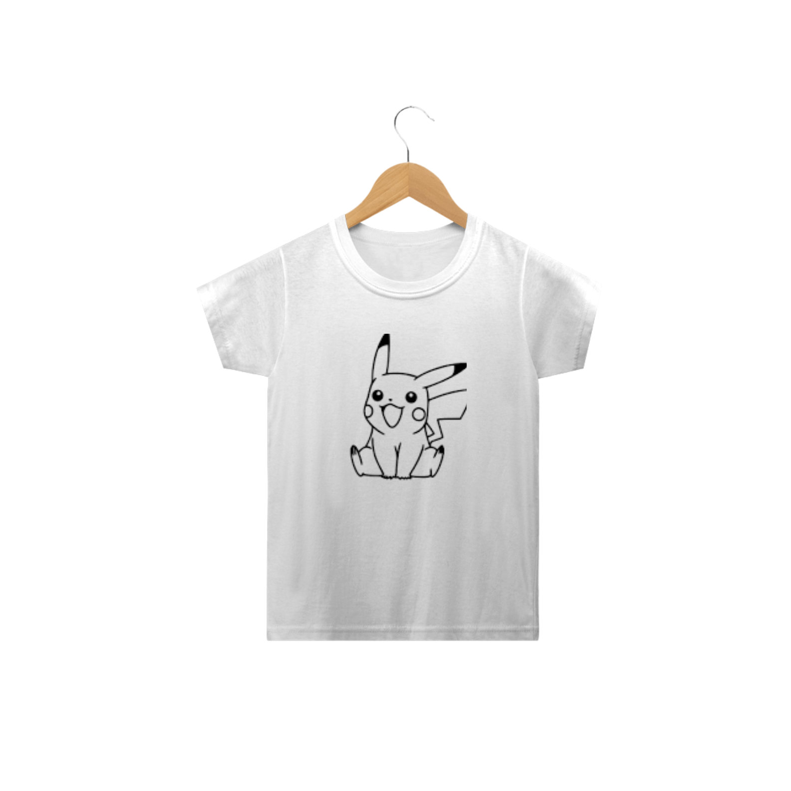 Nome do produto  blusa branca do pikachu