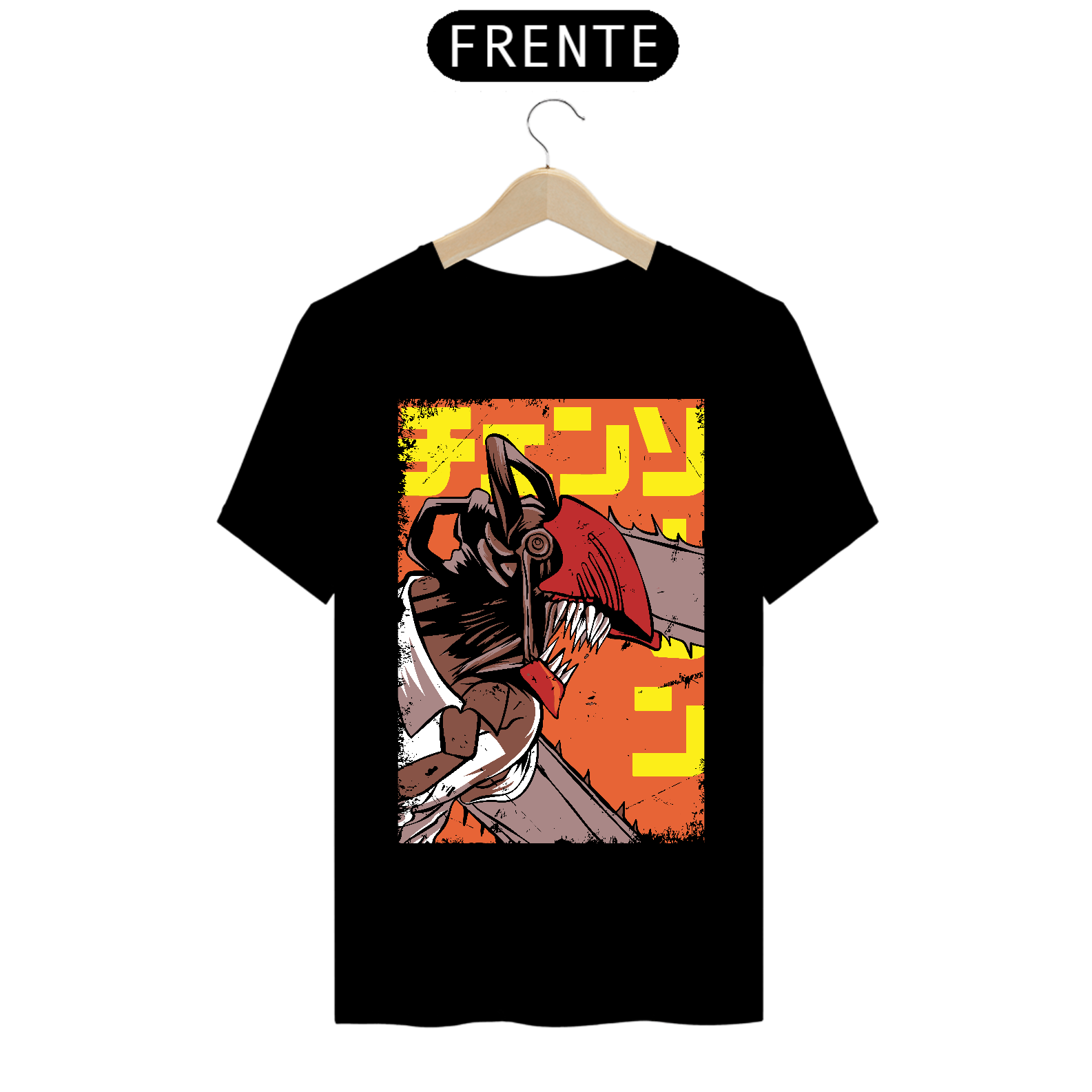 Camisa do Chainsaw Man, Com estampa do Motosserra