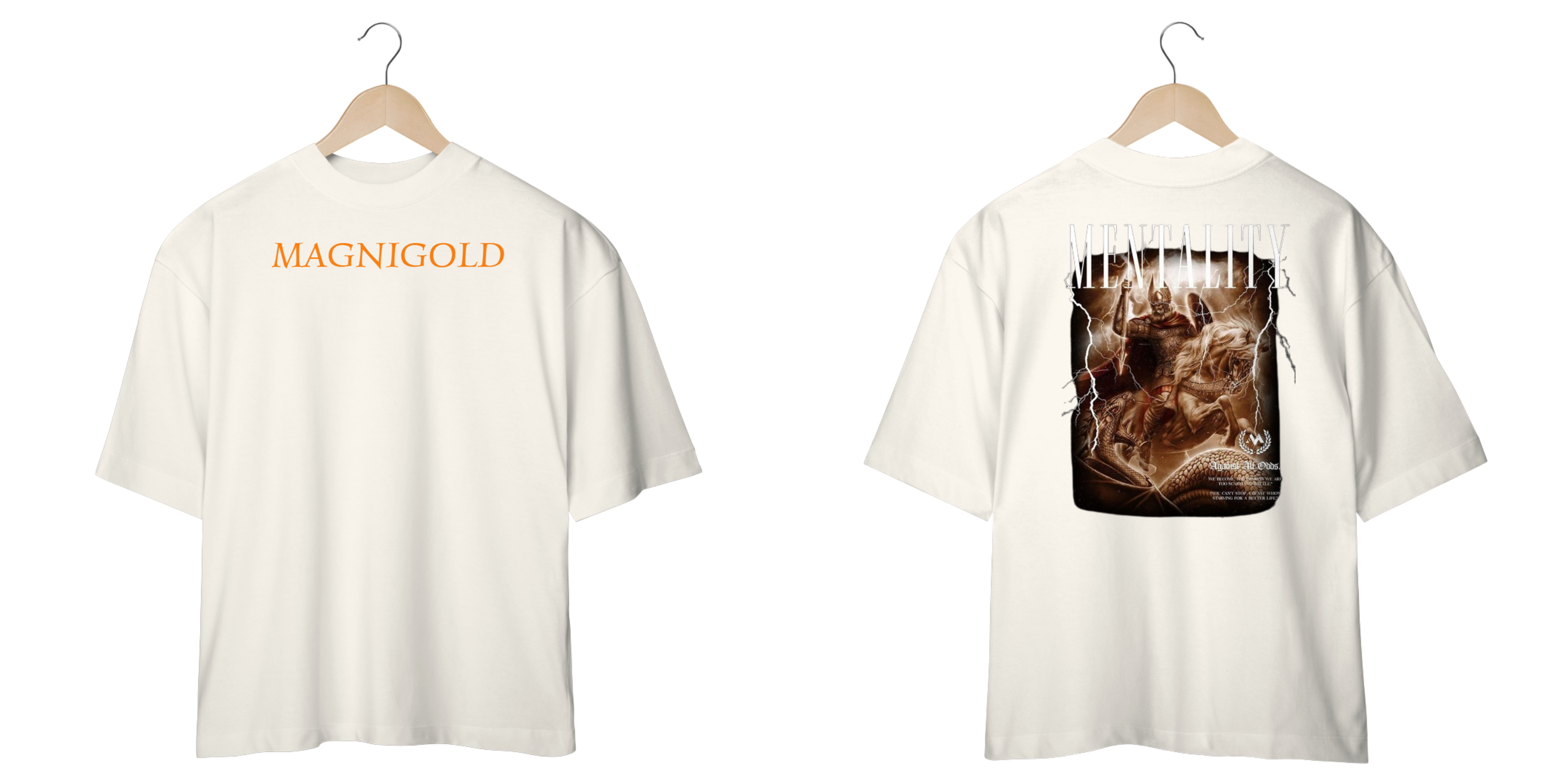 Camiseta Oversized Magnigold Mentality