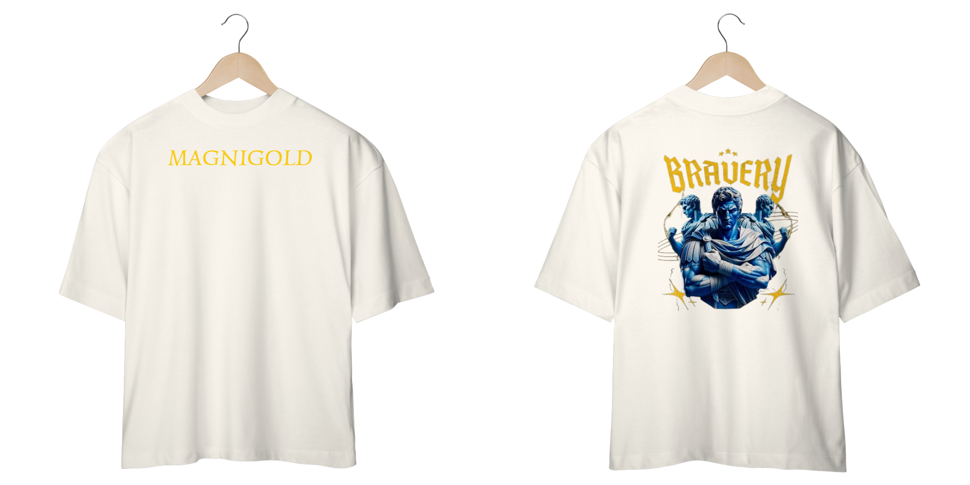 Camiseta Oversized Magnigold Bravery
