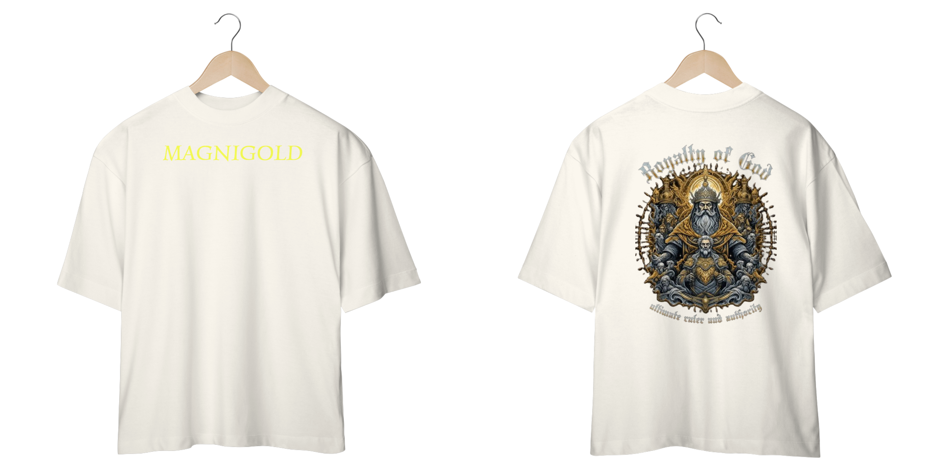 Camiseta Oversized Magnigold ROYALTY