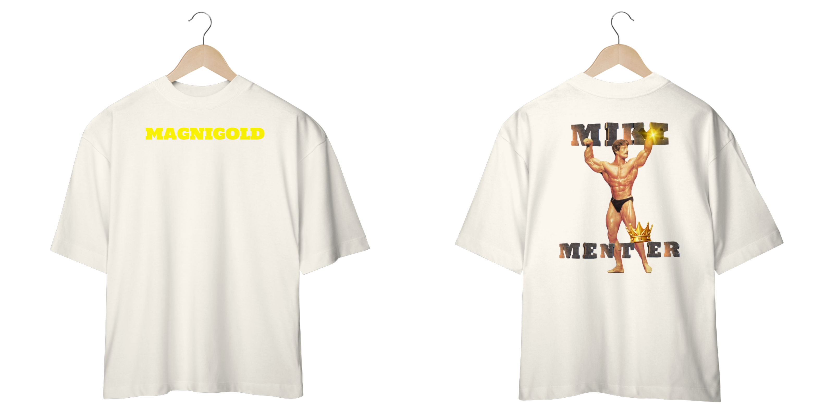 Camiseta Oversized Magnigold Mike Mentzer 