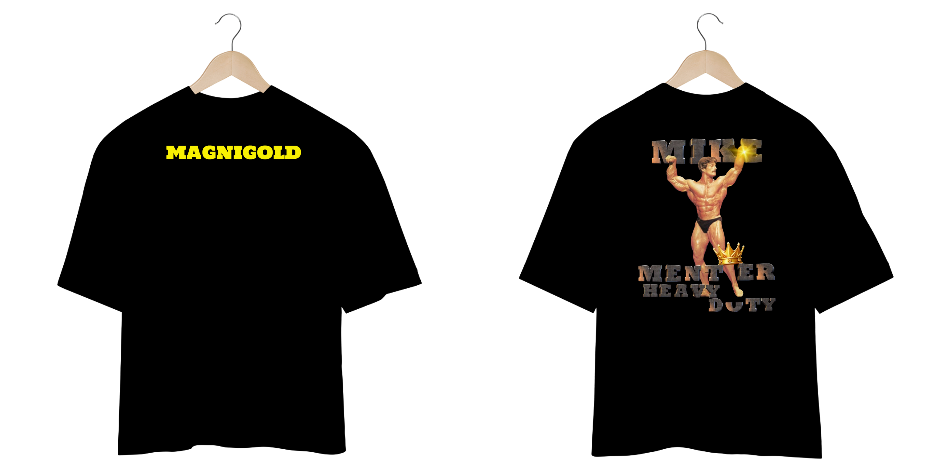 Camiseta Oversized Magnigold Mike Mentzer