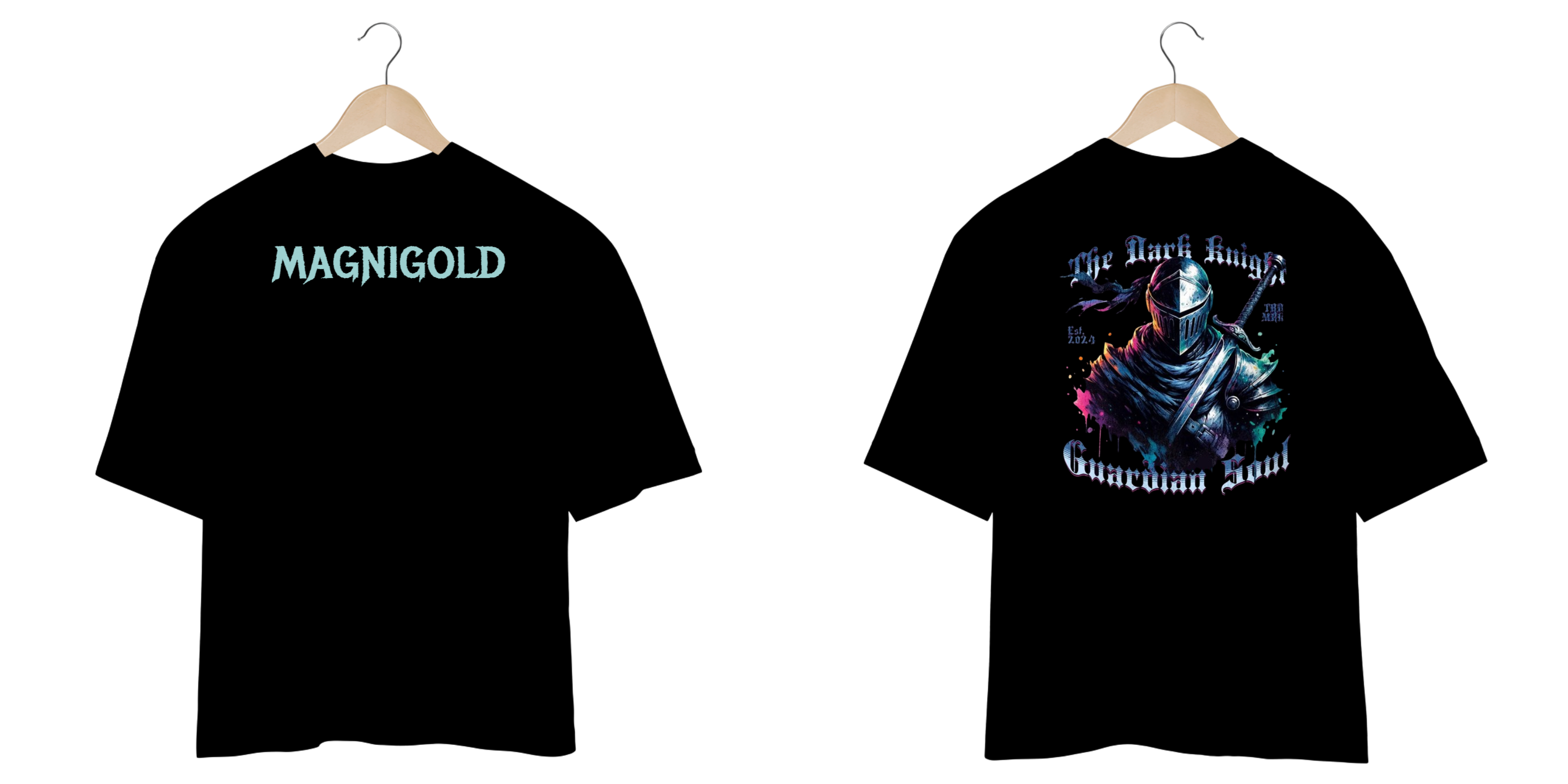 Camiseta Oversized Magnigold THE DARK