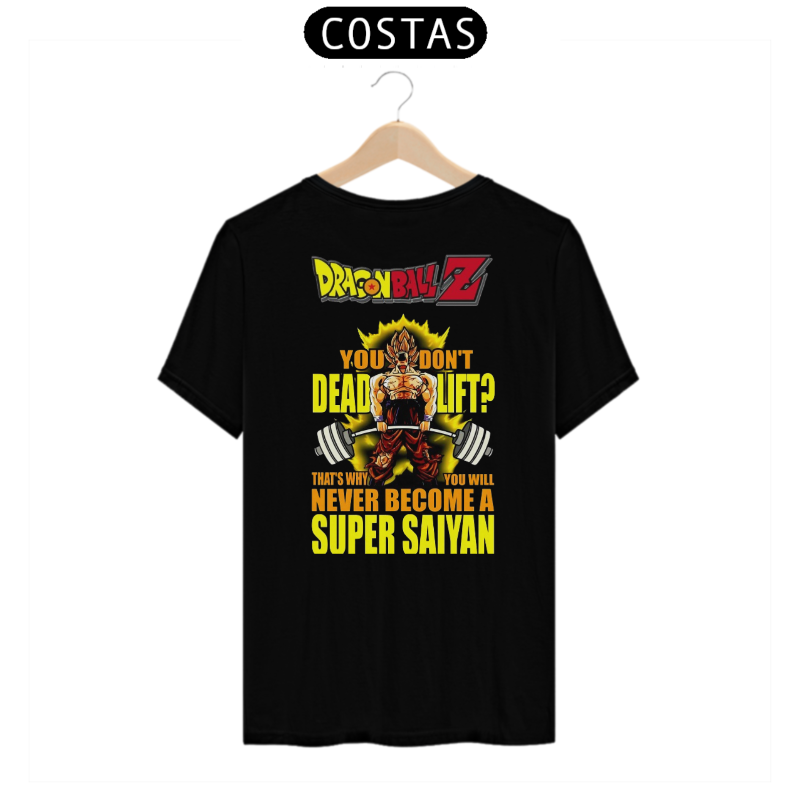 CAMISA PIMA UNISSEX DRAGON BALL Z GYM