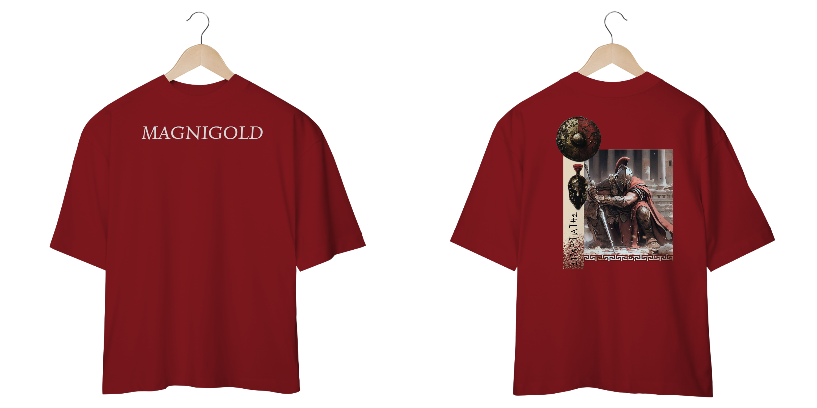 Camiseta Oversized Magnigold Espartano