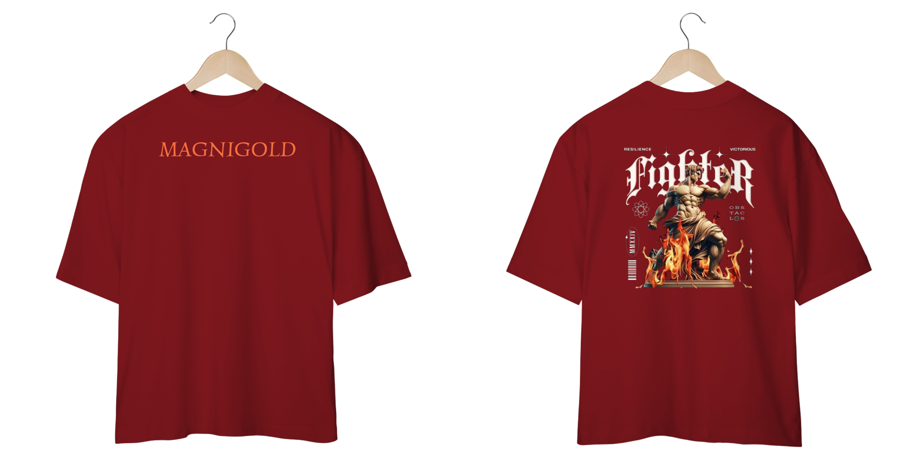Camiseta Oversized Magnigold Fighter