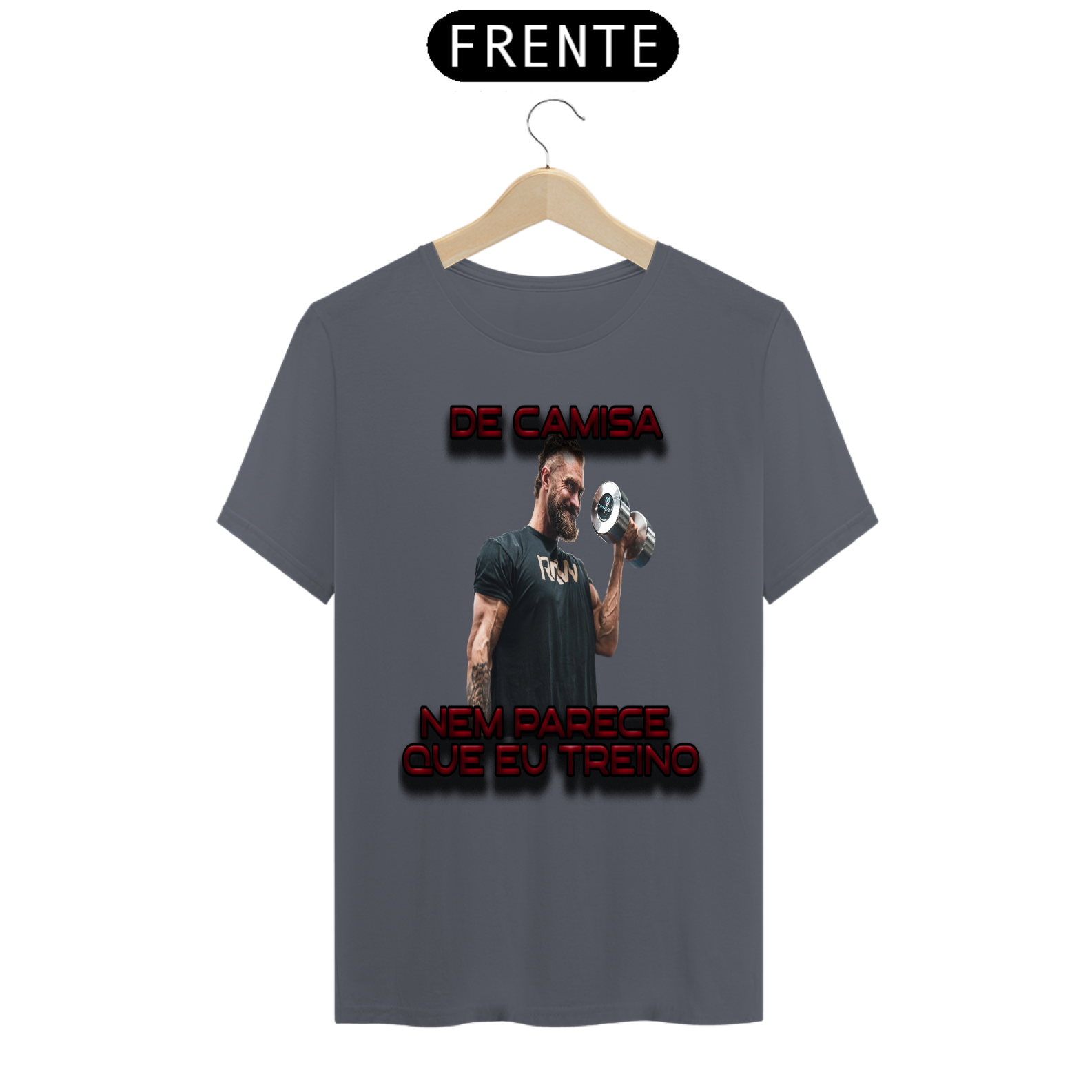 Camiseta nem parece que treino