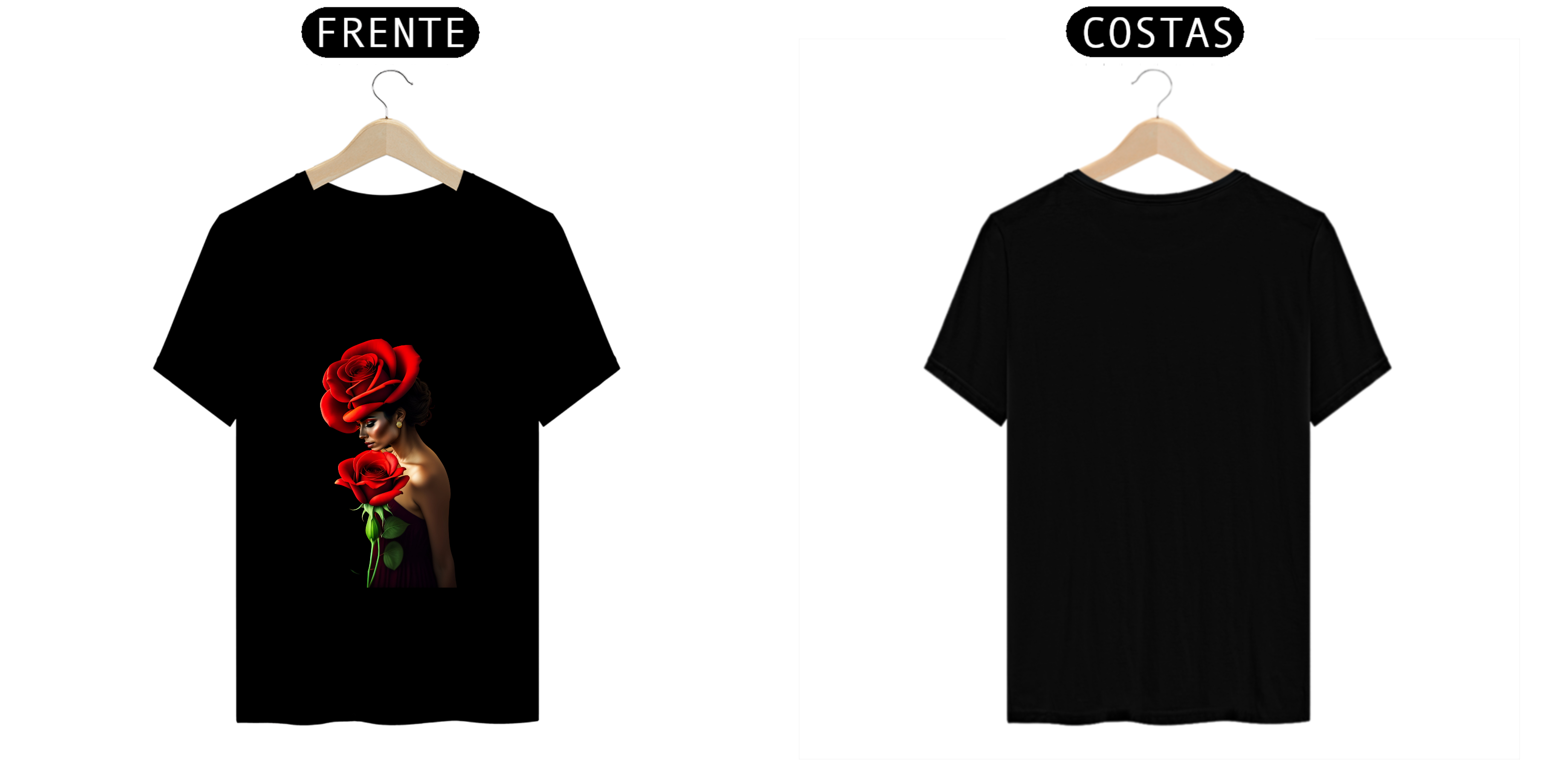 Camiseta Astra red rose 