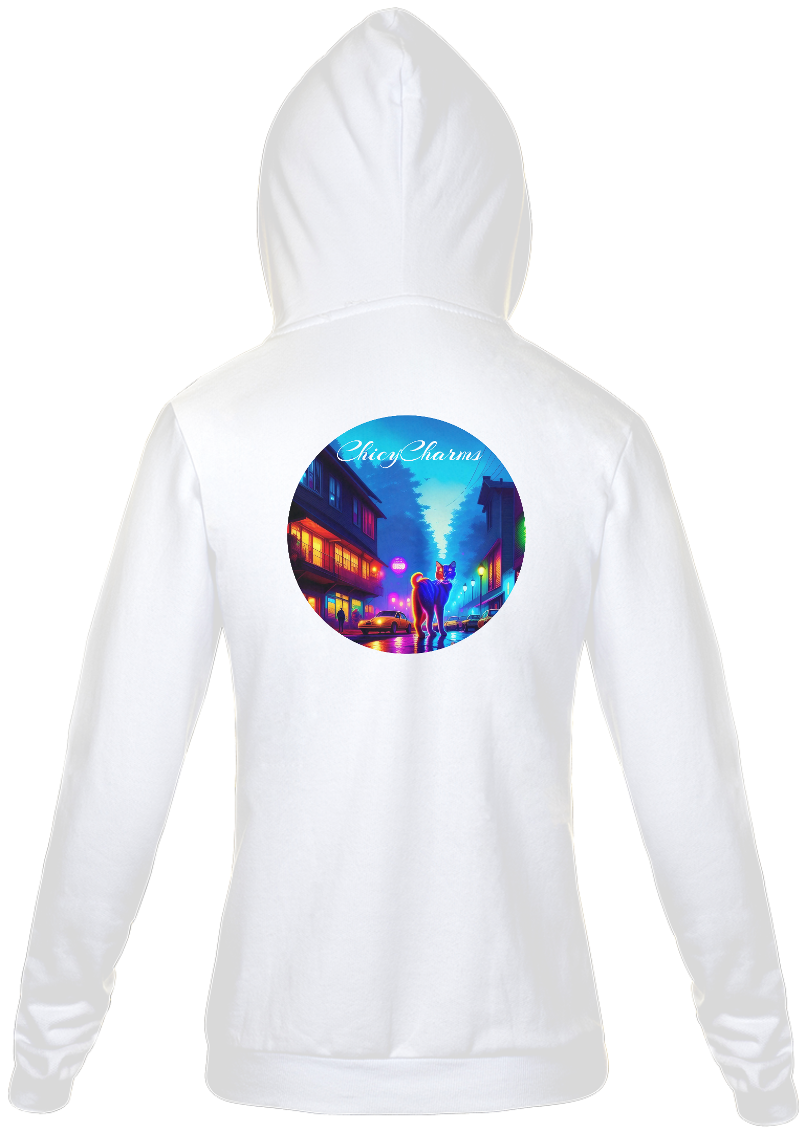 Moletom Ziper Unissex - Gato