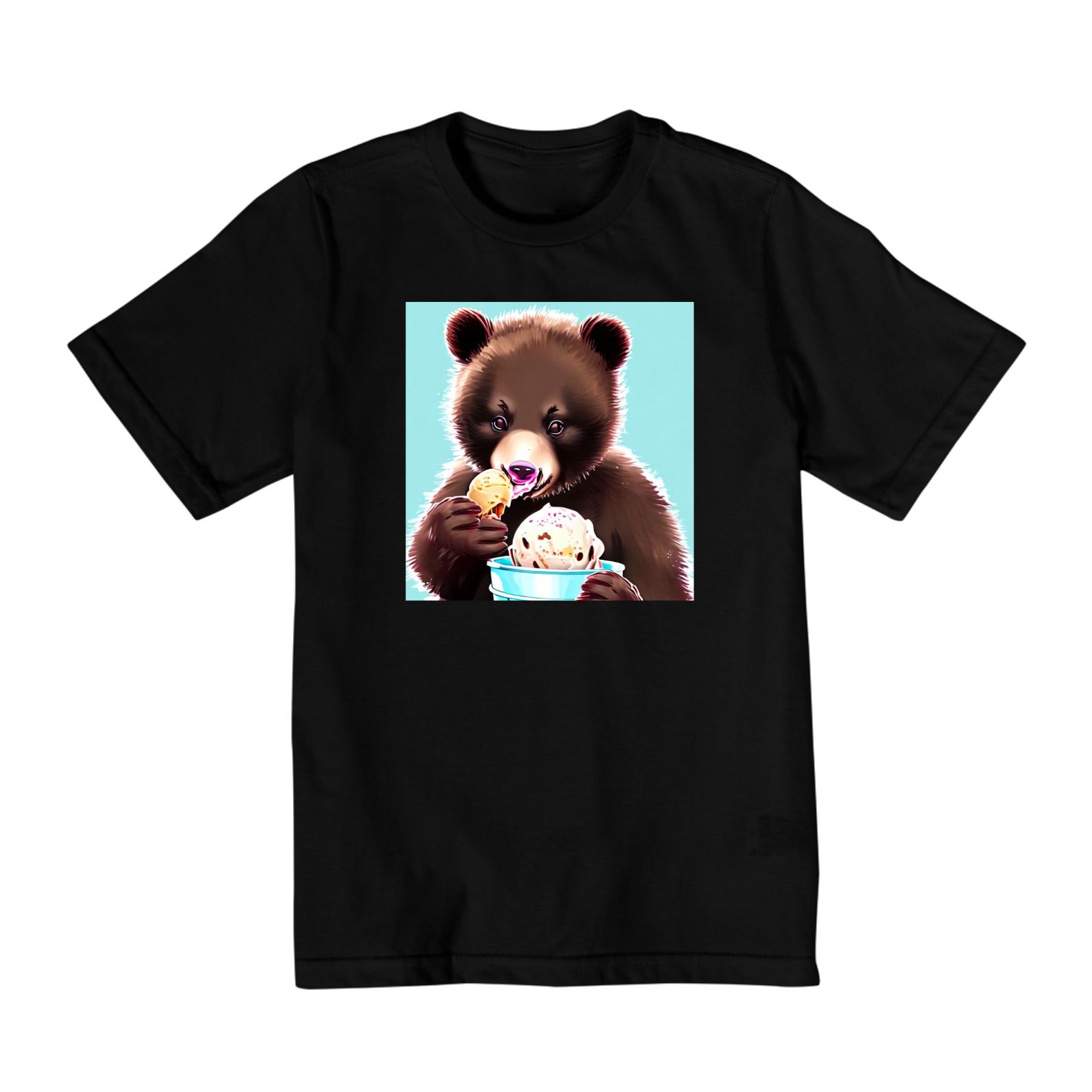 Camiseta infantil 2-8 - urso