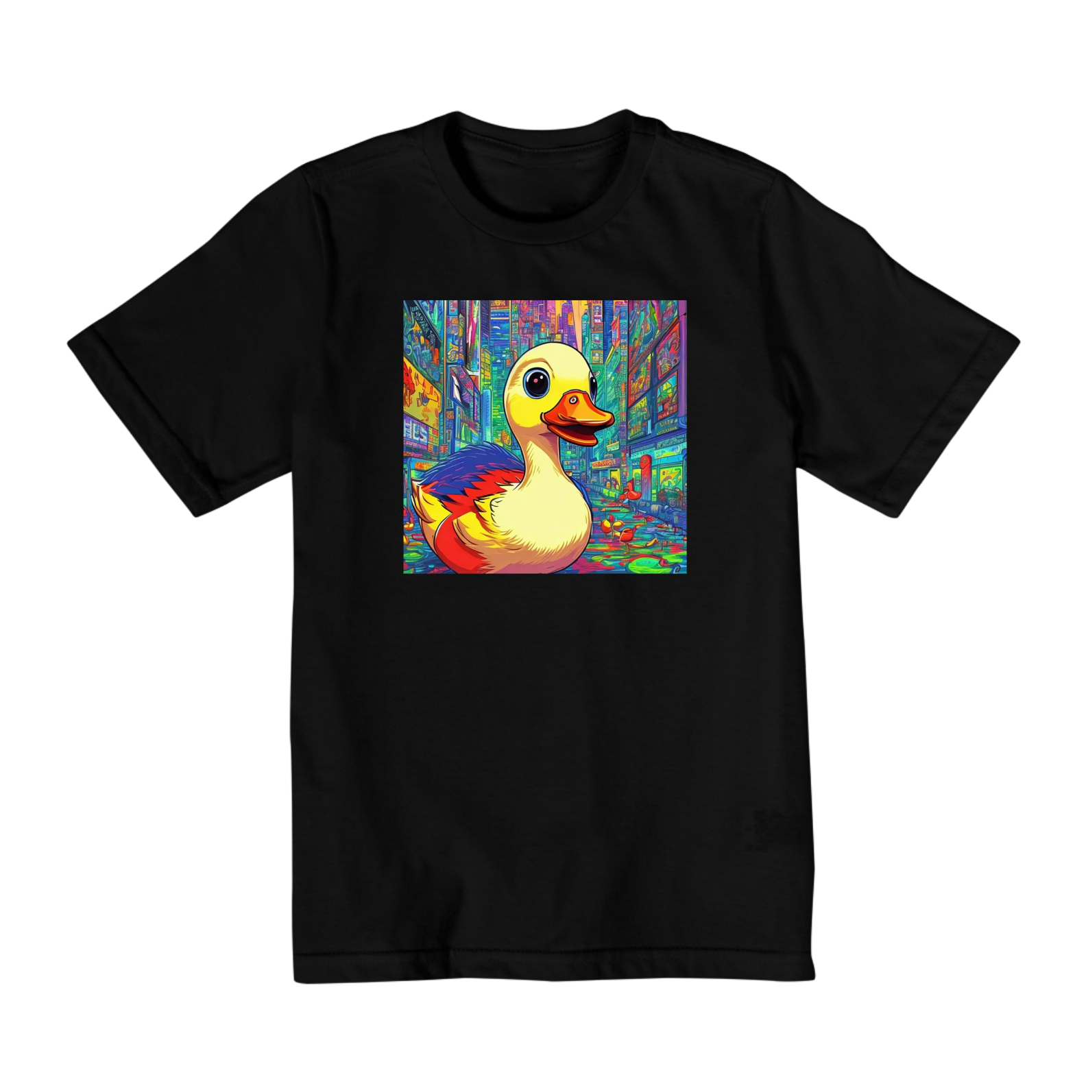 Camiseta infantil 2-8 - pato
