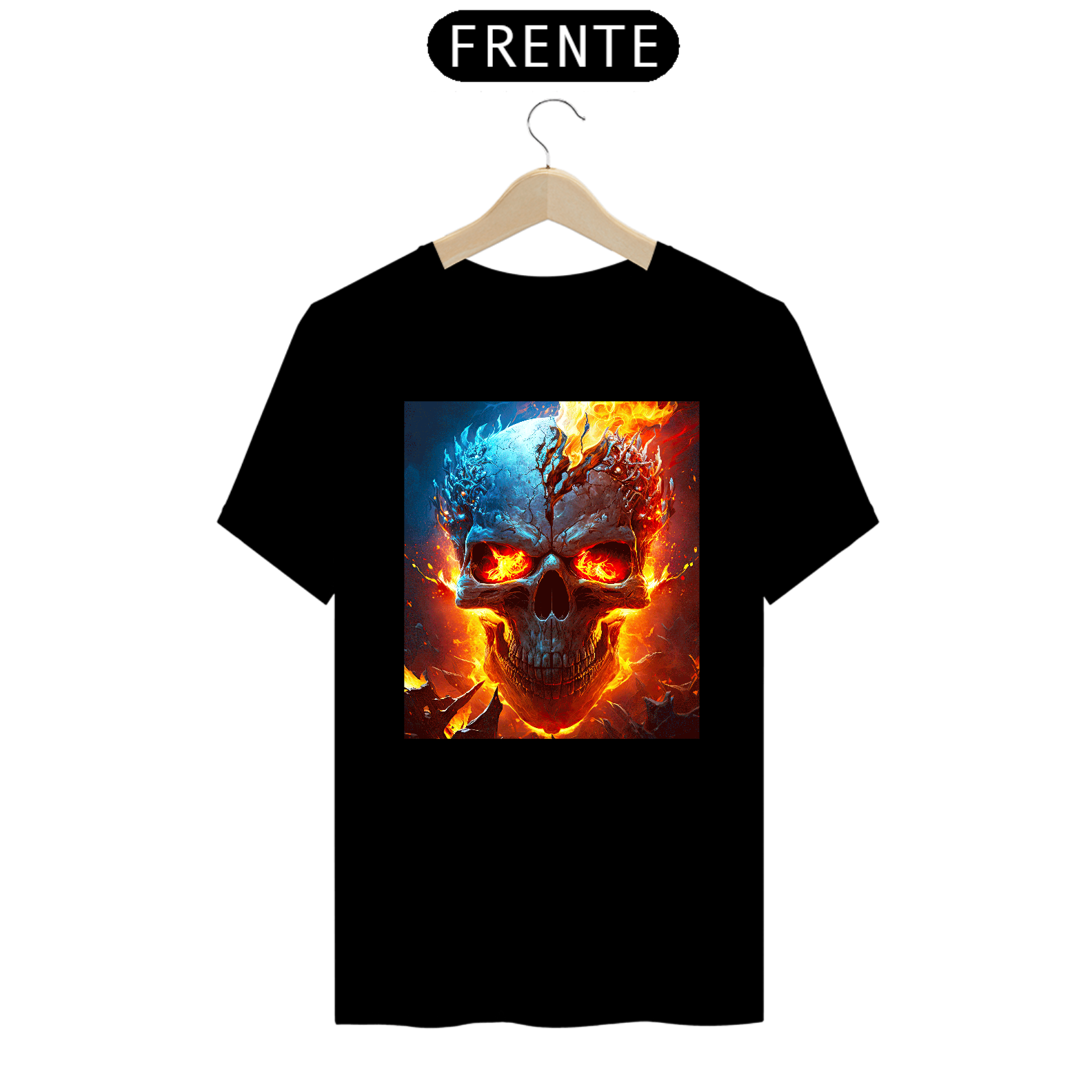 Camiseta Fire Skull
