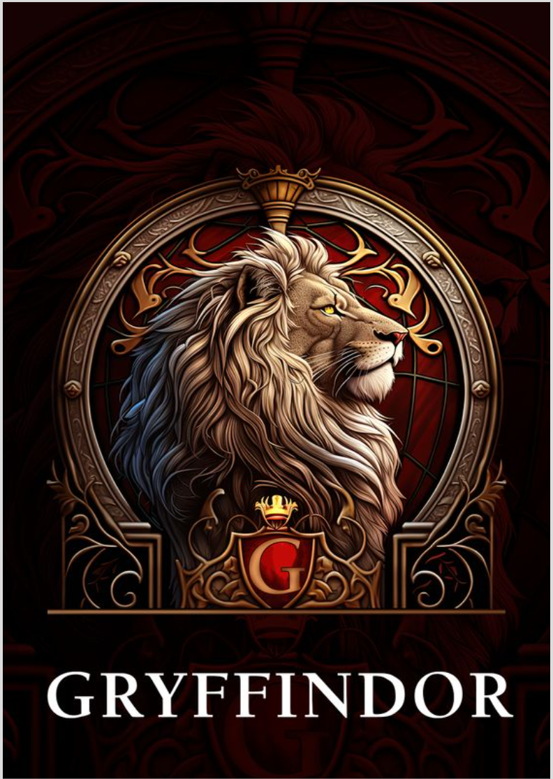 Poster Retrato - Gryffindor
