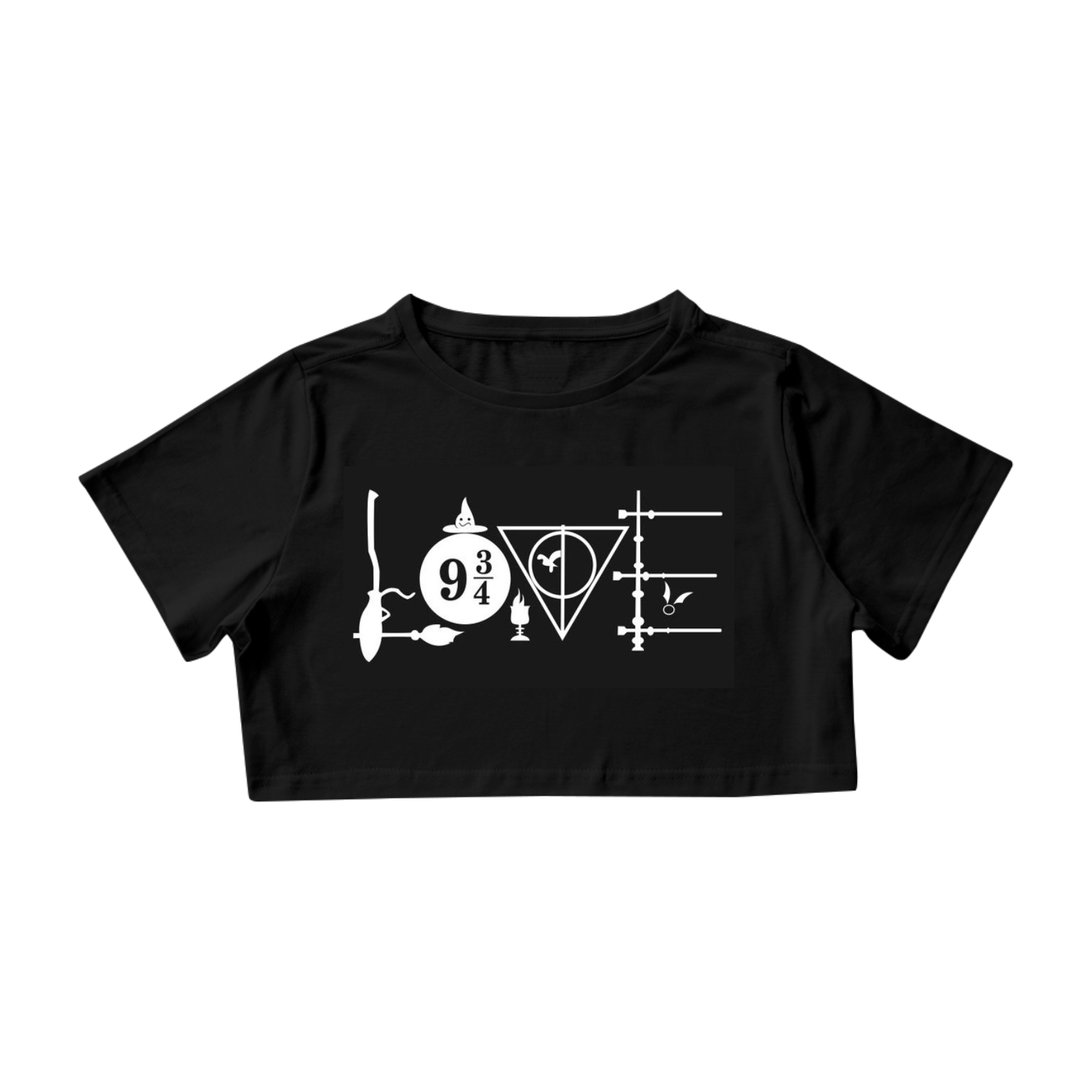 Camisa Cropped Feminina - Harry Potter