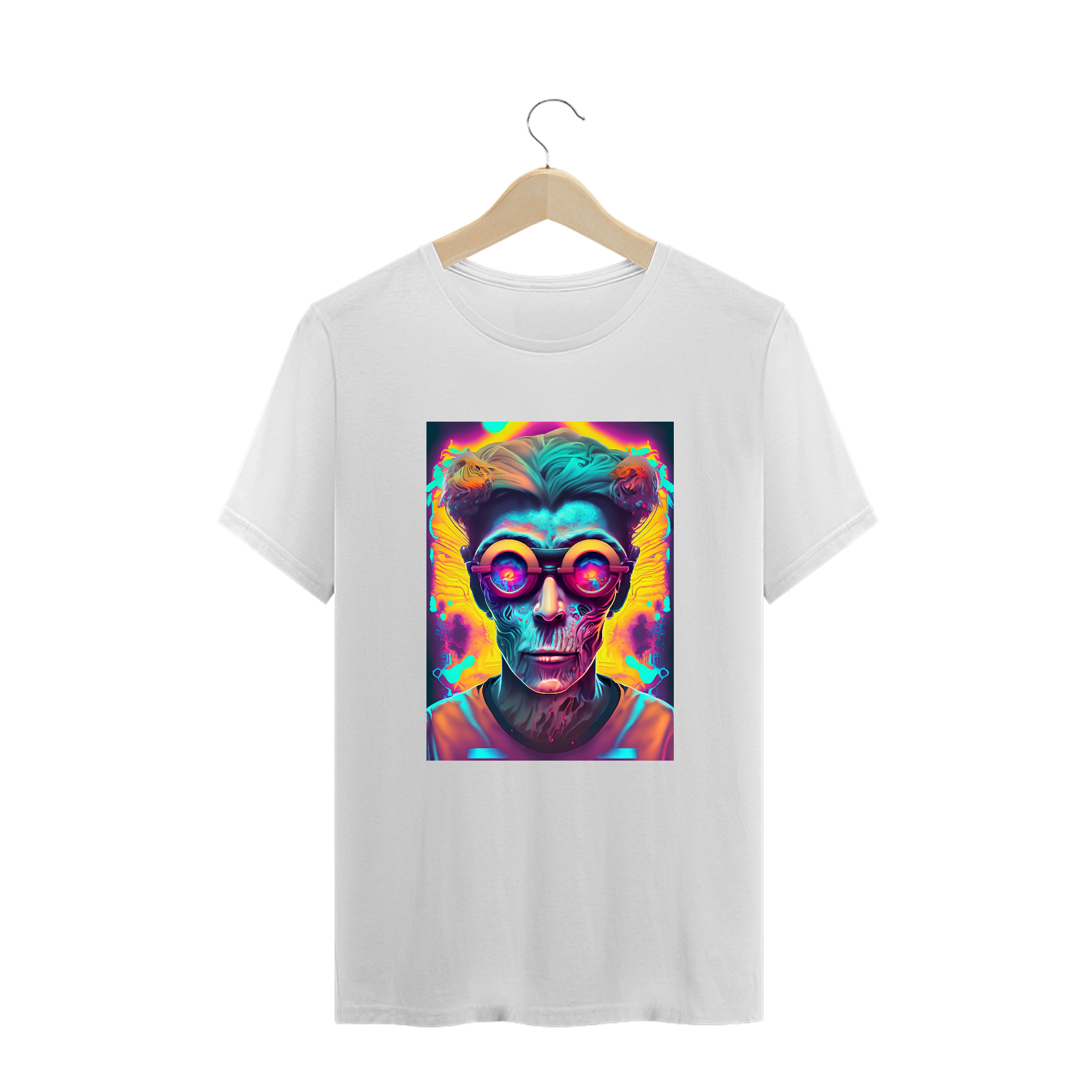 Camiseta Oversized Óculos Universo Alucinógena Colection