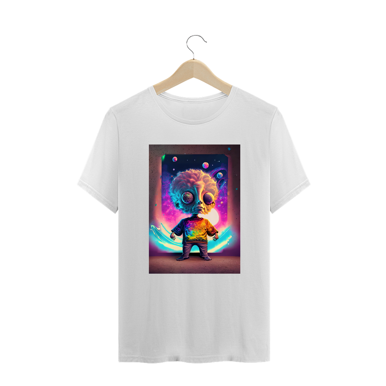 Camiseta Oversized Serzinho intergaláctico Alucinógena Colection
