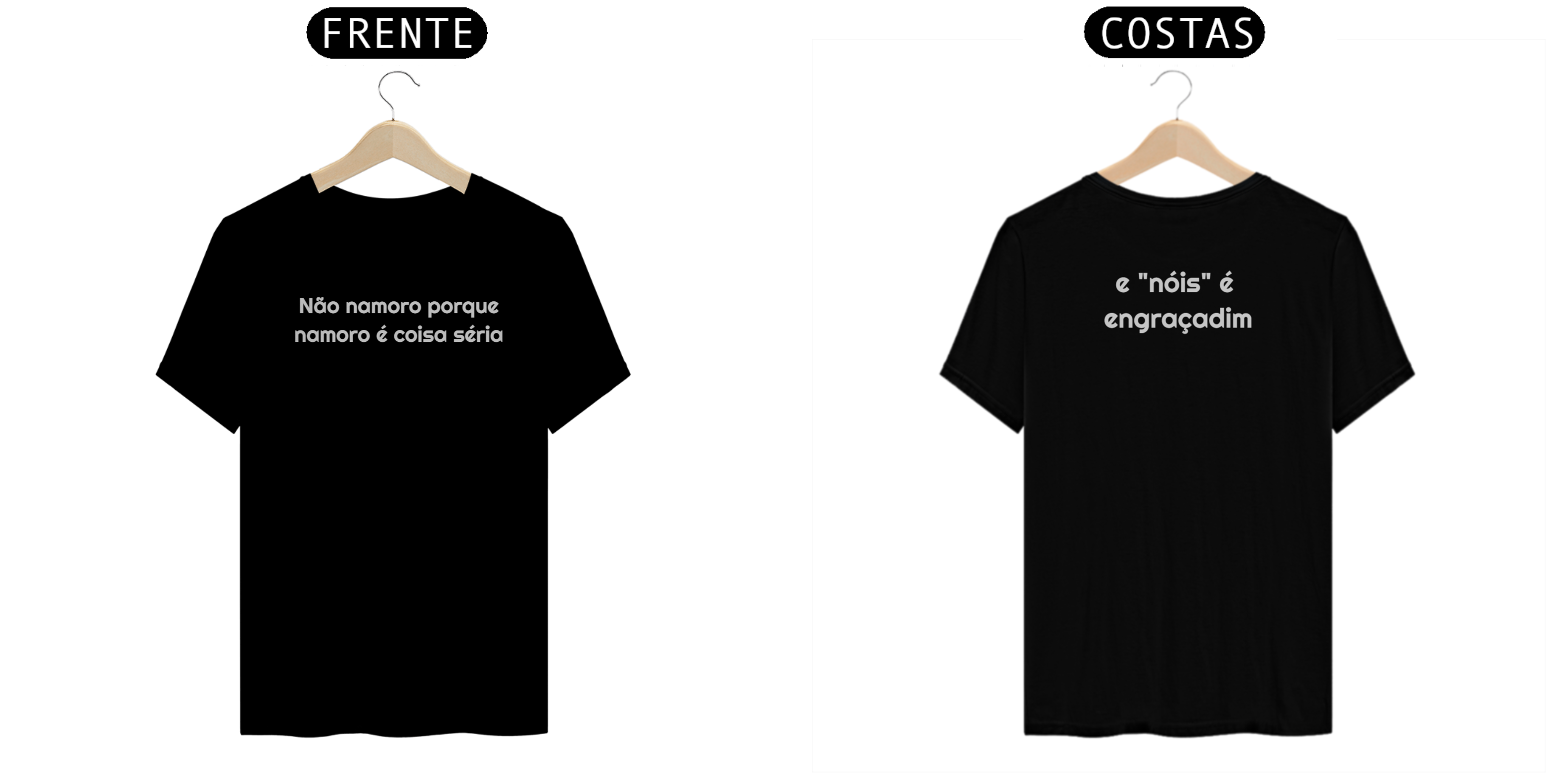 Camiseta não namoro