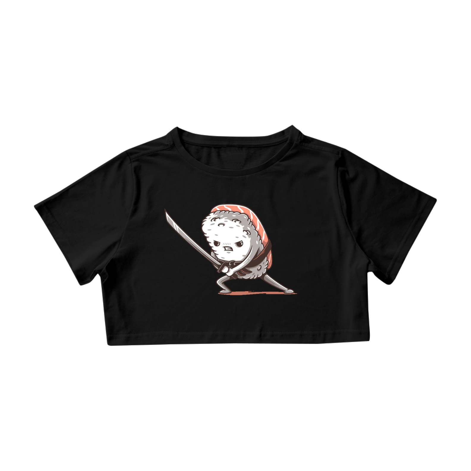 Cropped samurai sushi