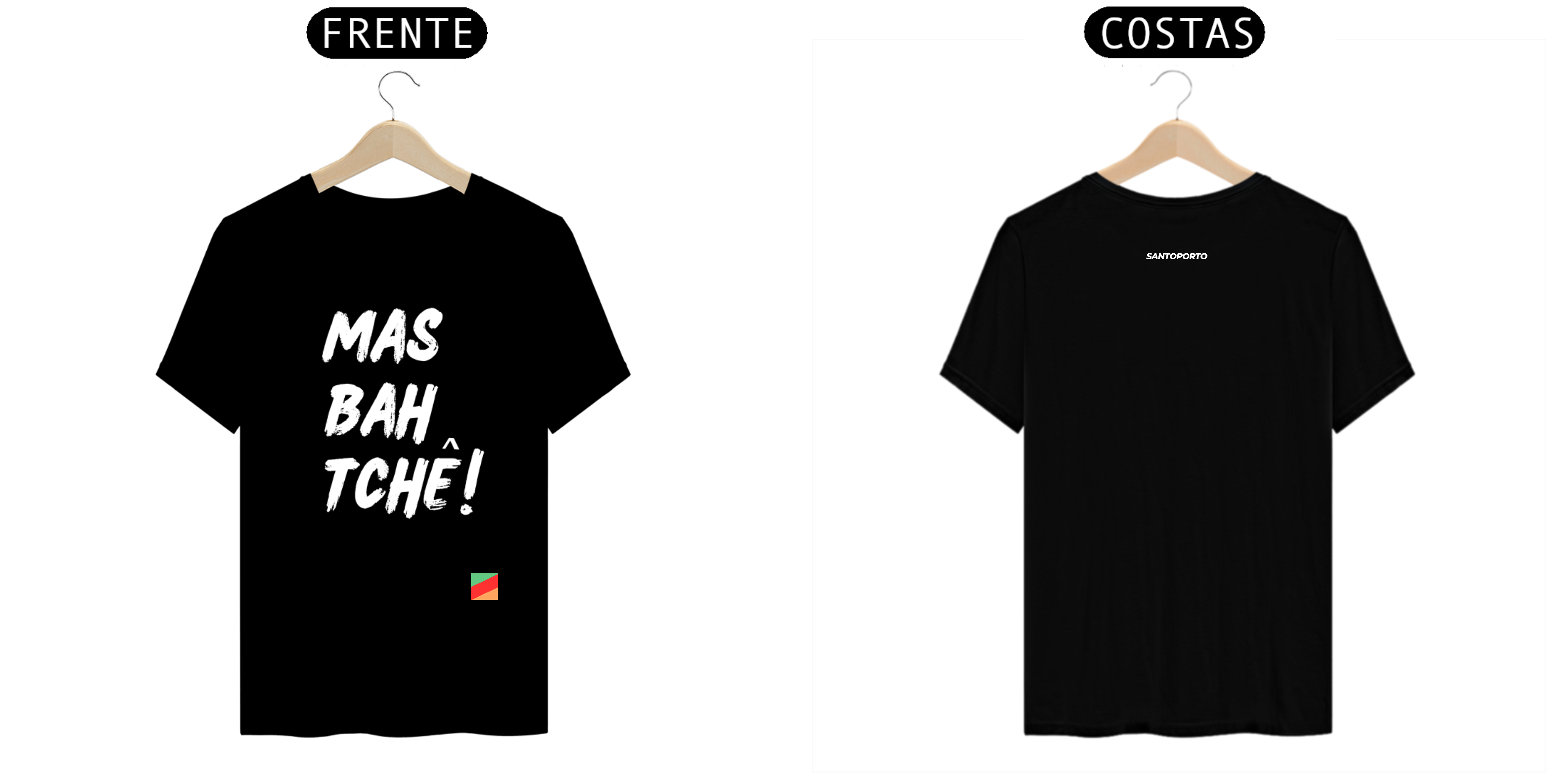 Camiseta Básica Mas Bah Tchê