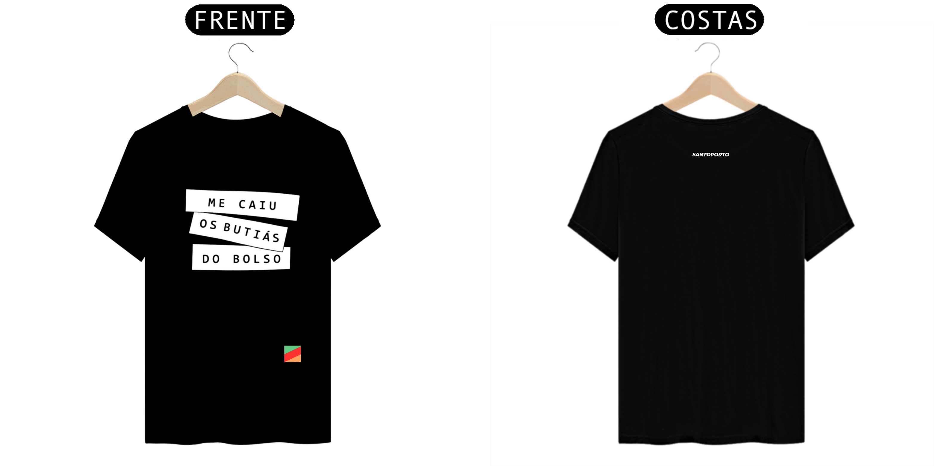 Camiseta Básica Me Caiu os Butiás do Bolso