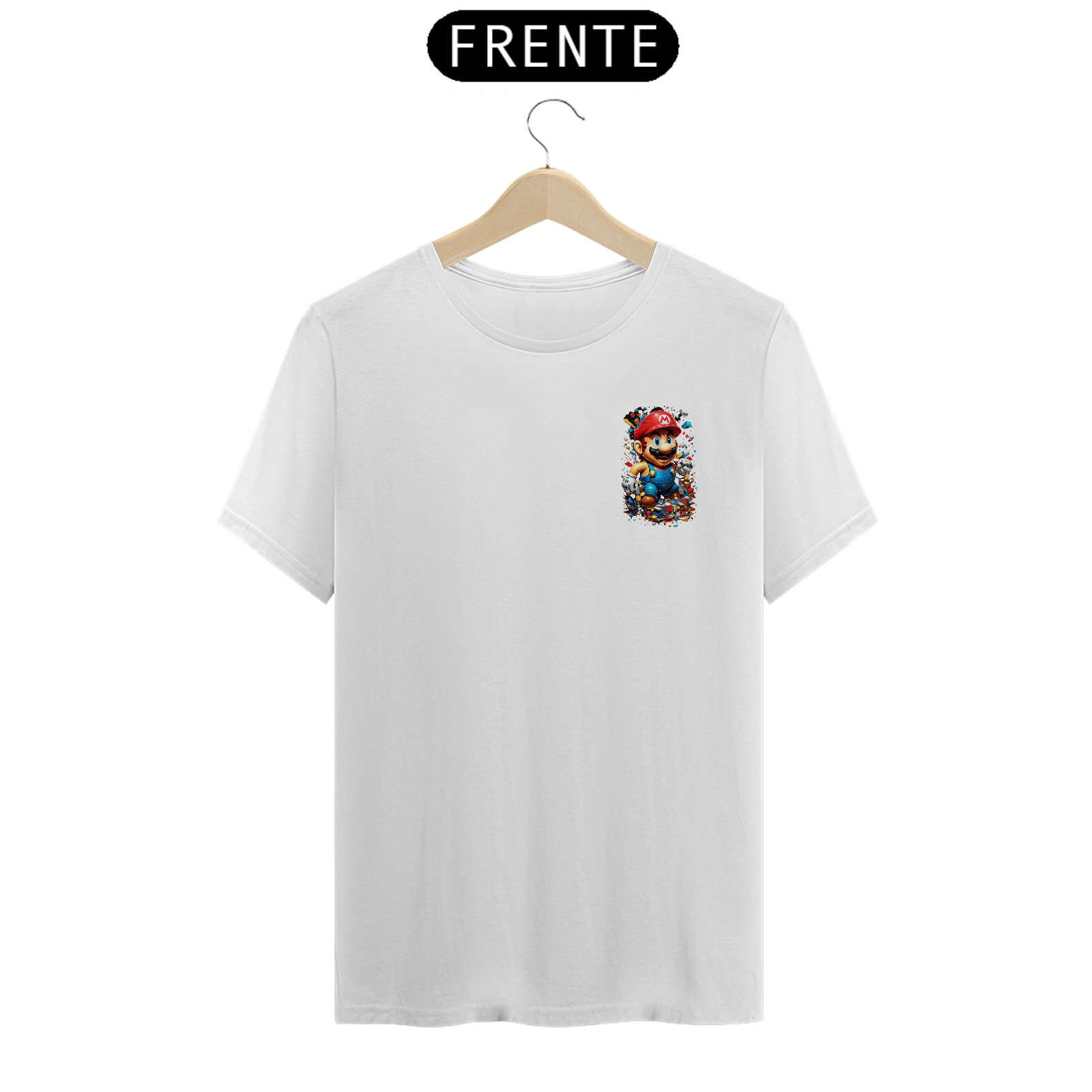 Camiseta Masculina Super Mario 