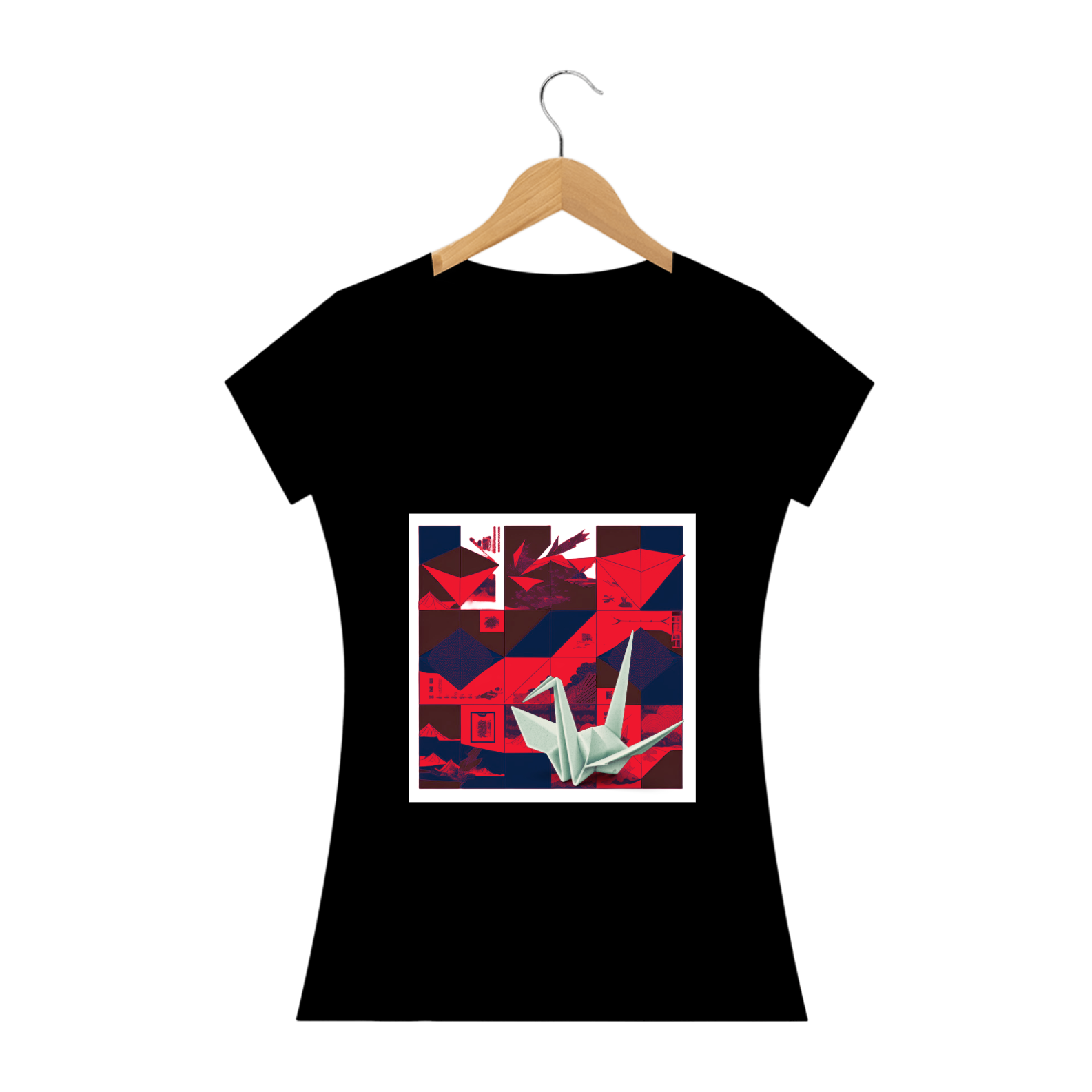 Camiseta baby long Origami