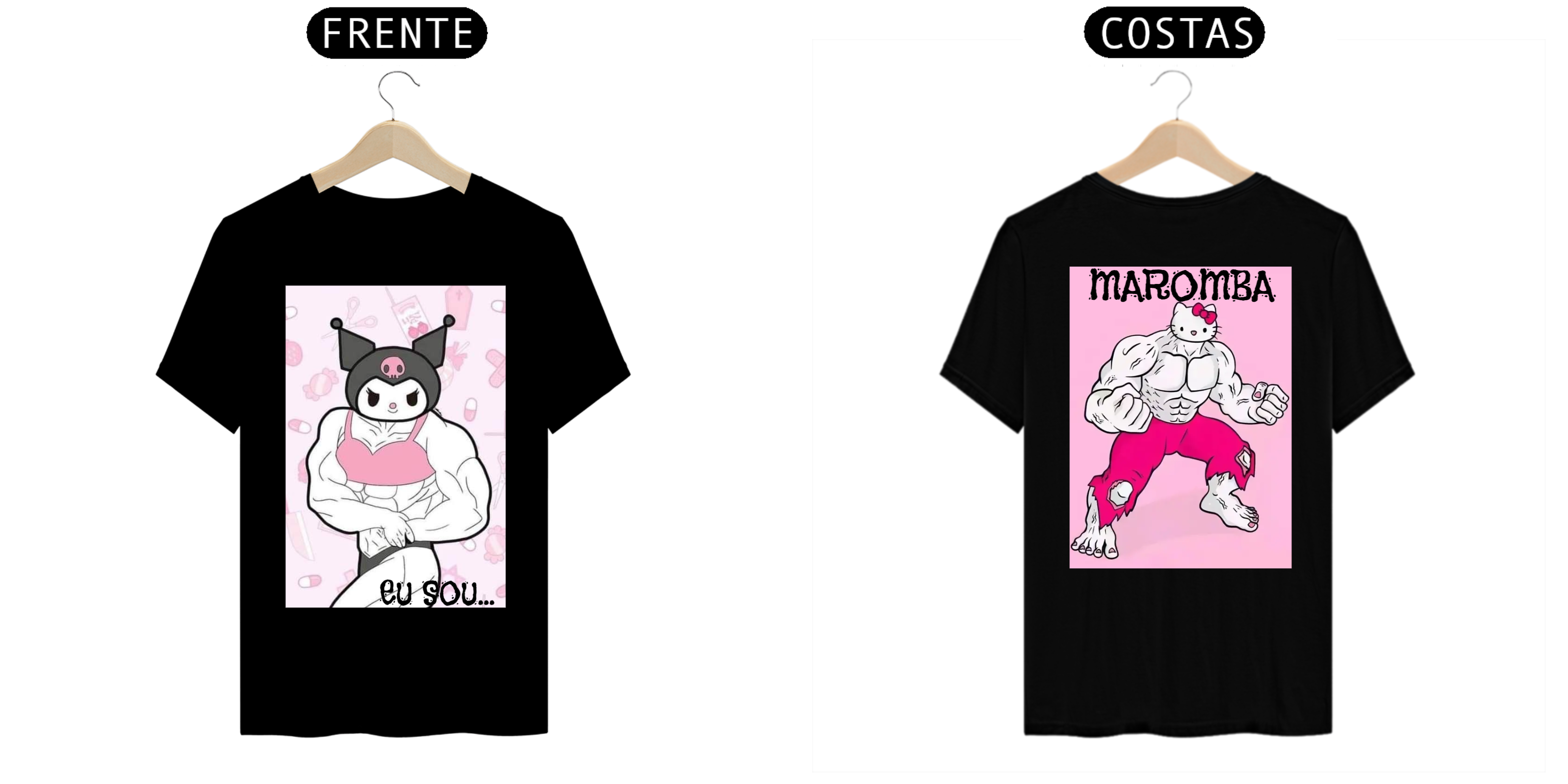Camiseta Hello Kitty Maromba | Para você rato de academia