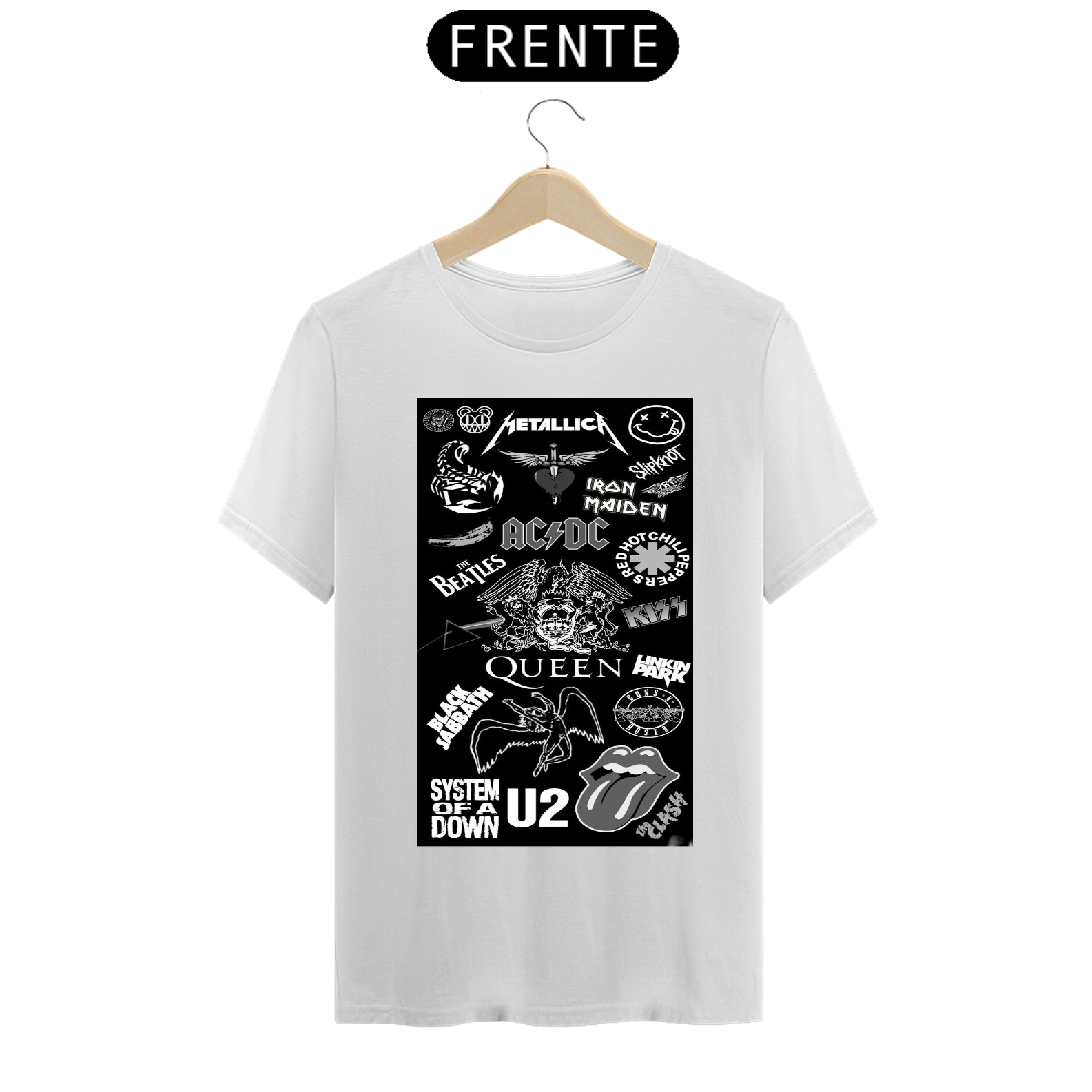 Nome do produto: Camiseta bandas