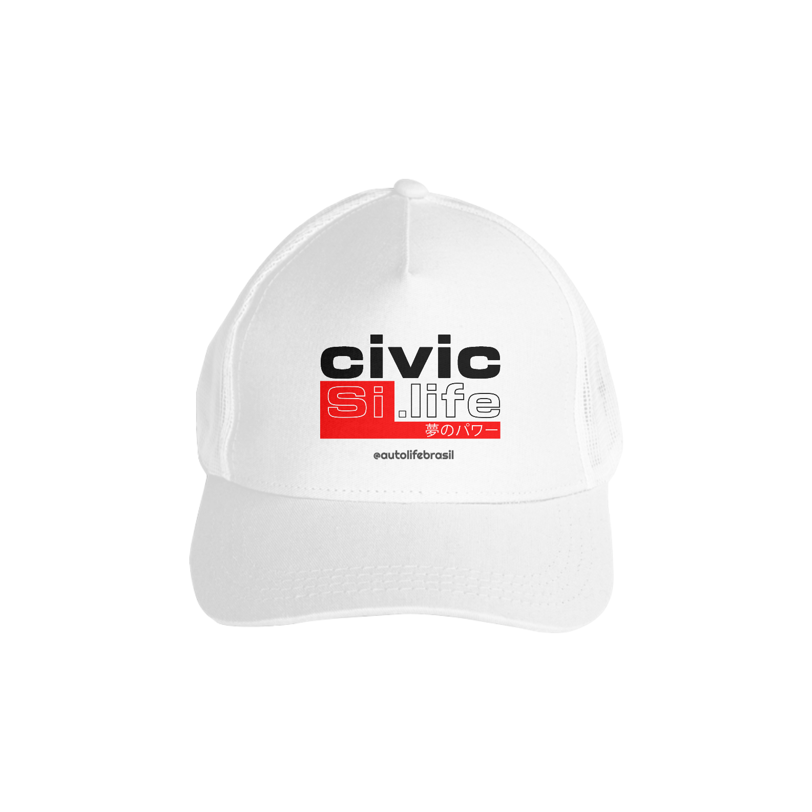 Boné Civic Si Life - Branco