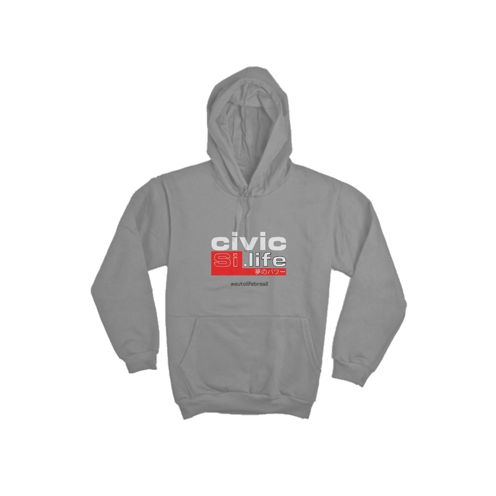 Moletom Civic Si Life - Cinza ou Preto