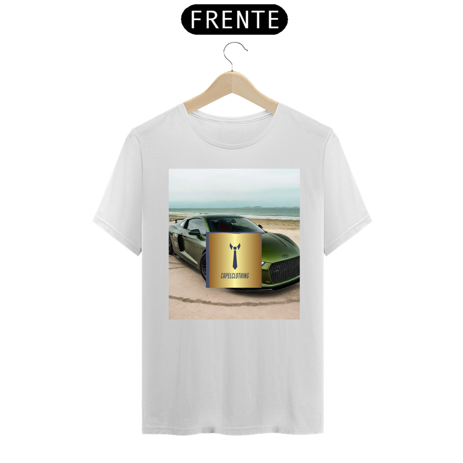 camisa carro na praia