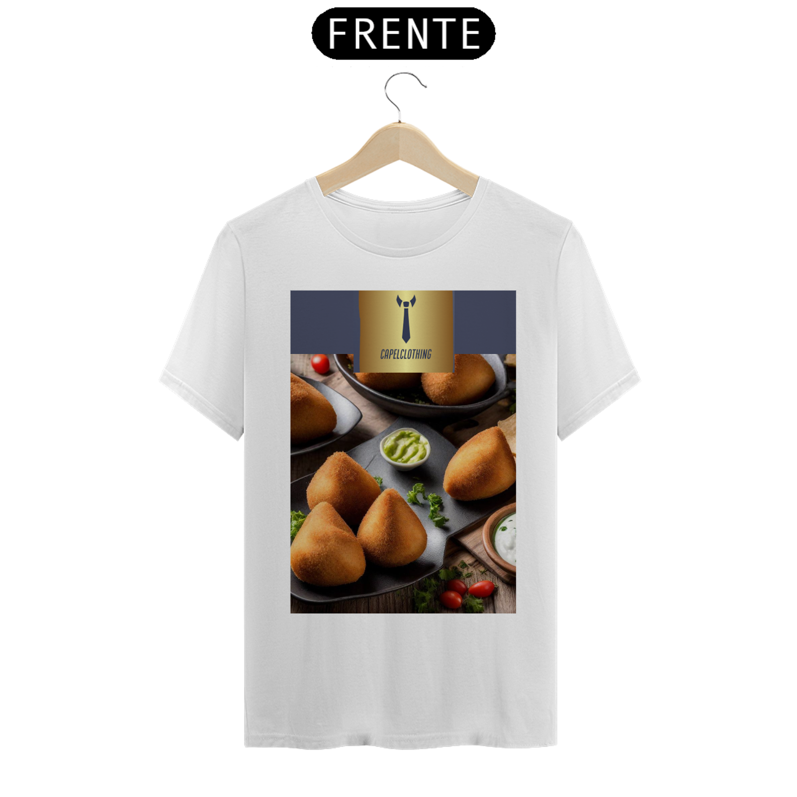 Nome do produto: camiseta coxinha