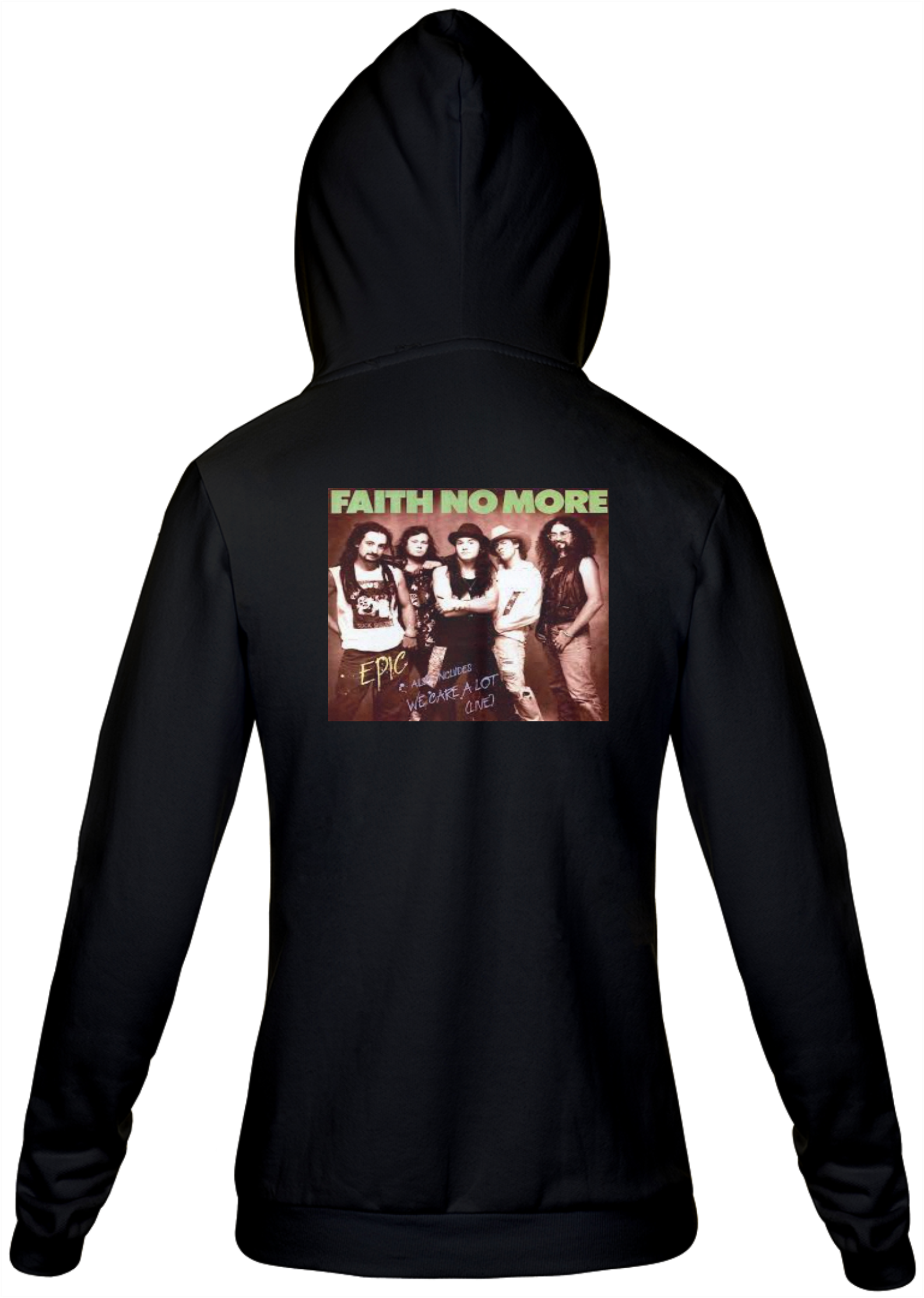 Nome do produto  faith no more moletom com zipper