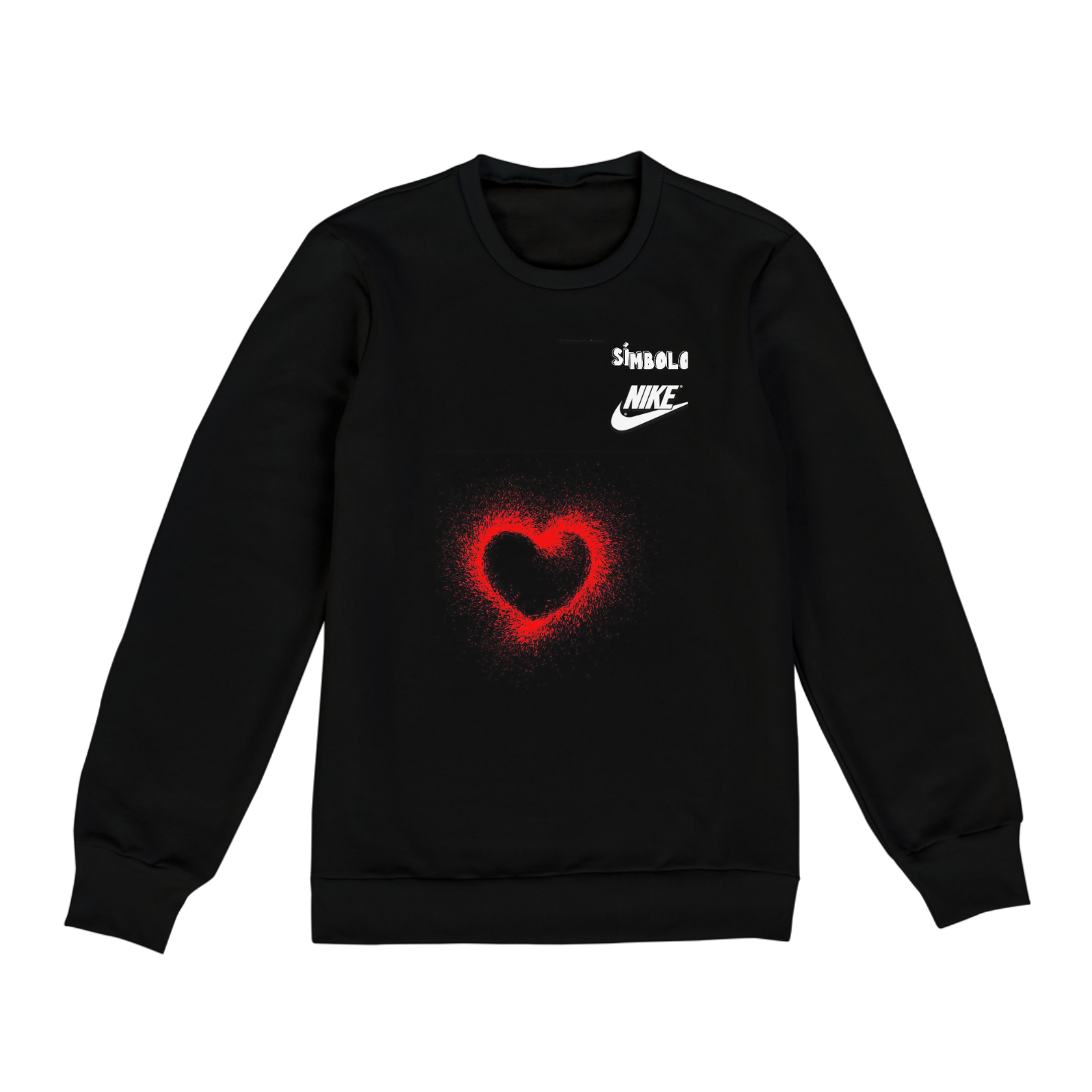 Casaco coração nike