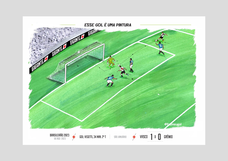 Poster Vegetti x Grêmio