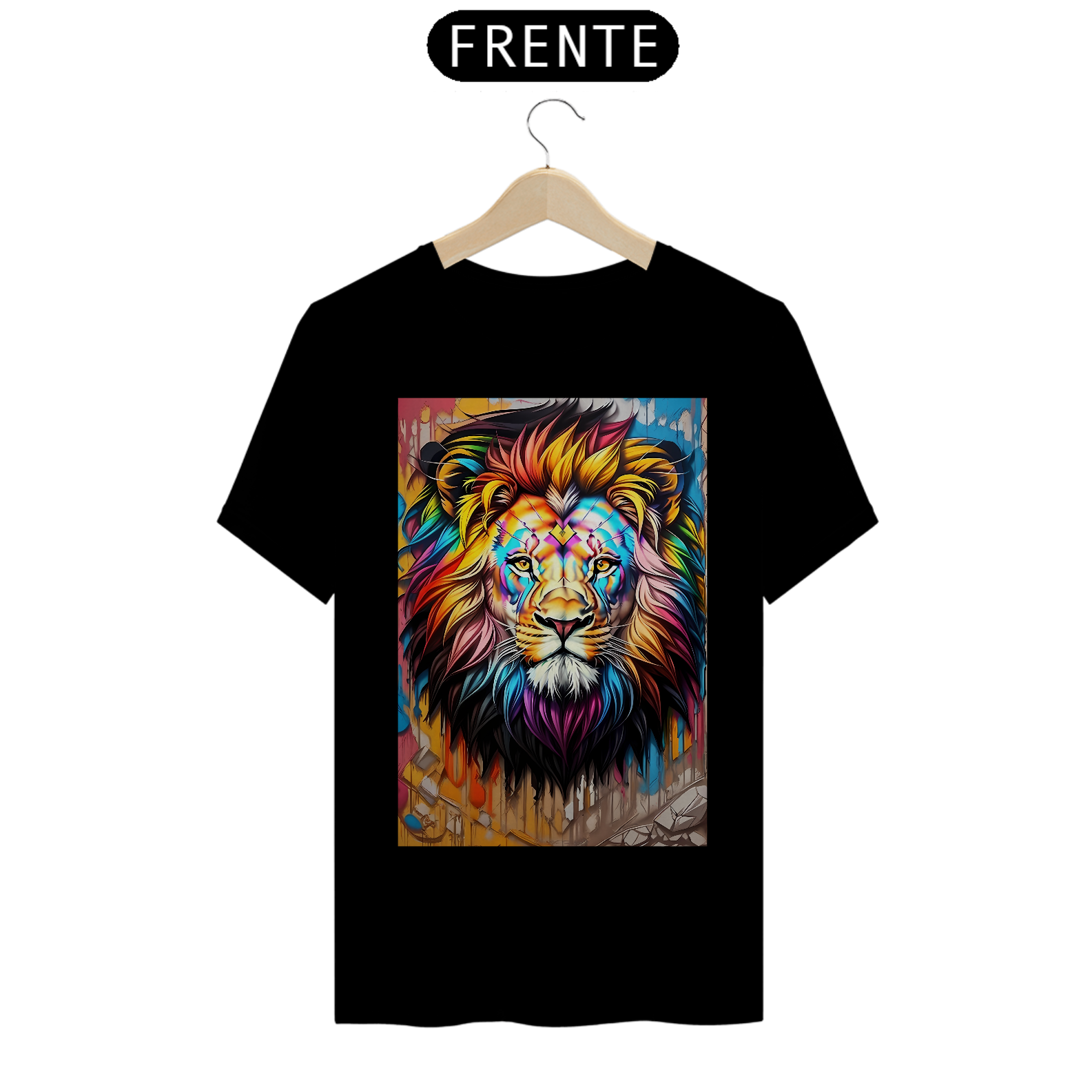 Camisa Leao Colorido