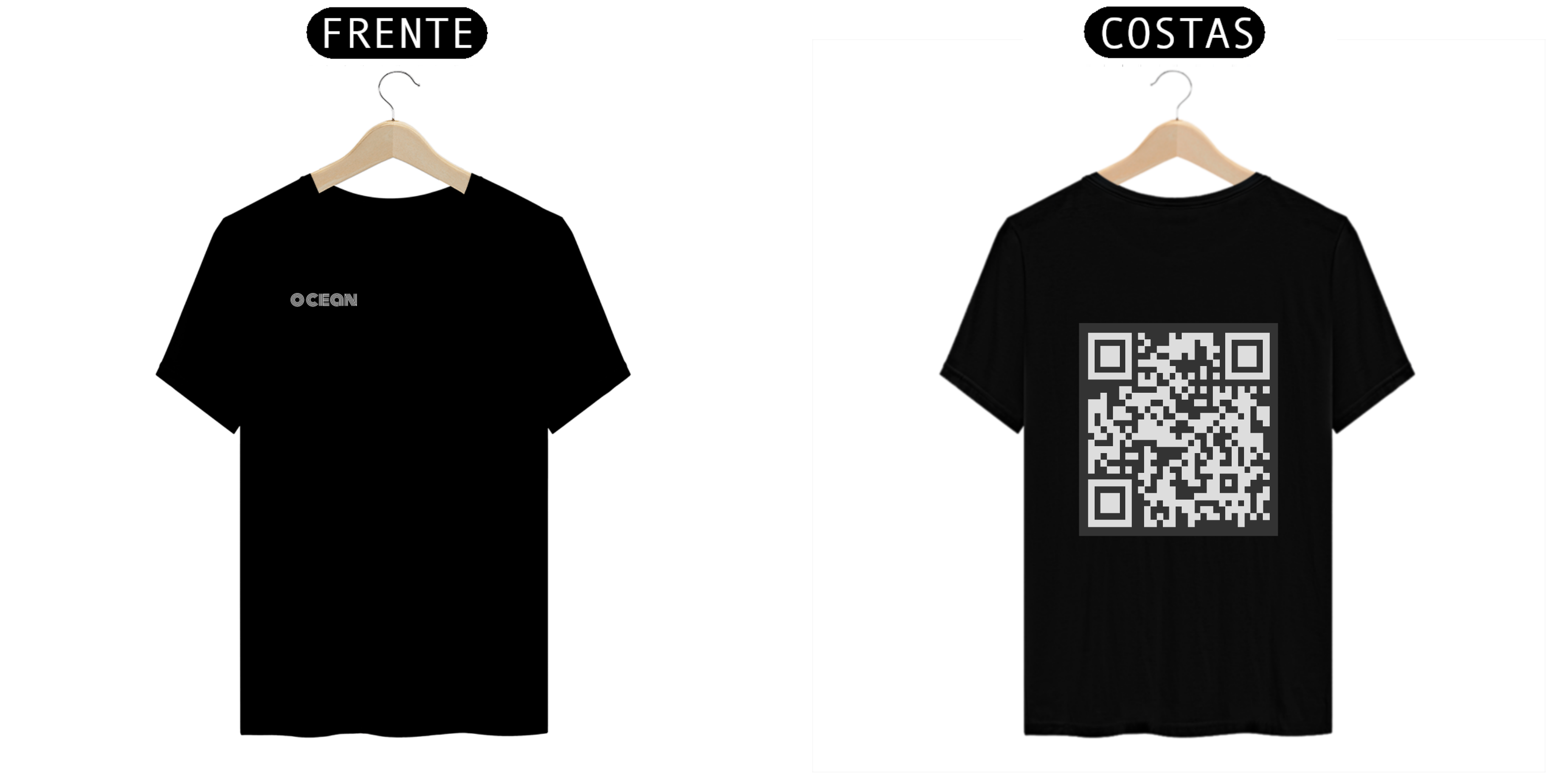 Nome do produto  Camisa OCEAN edição QRCODE