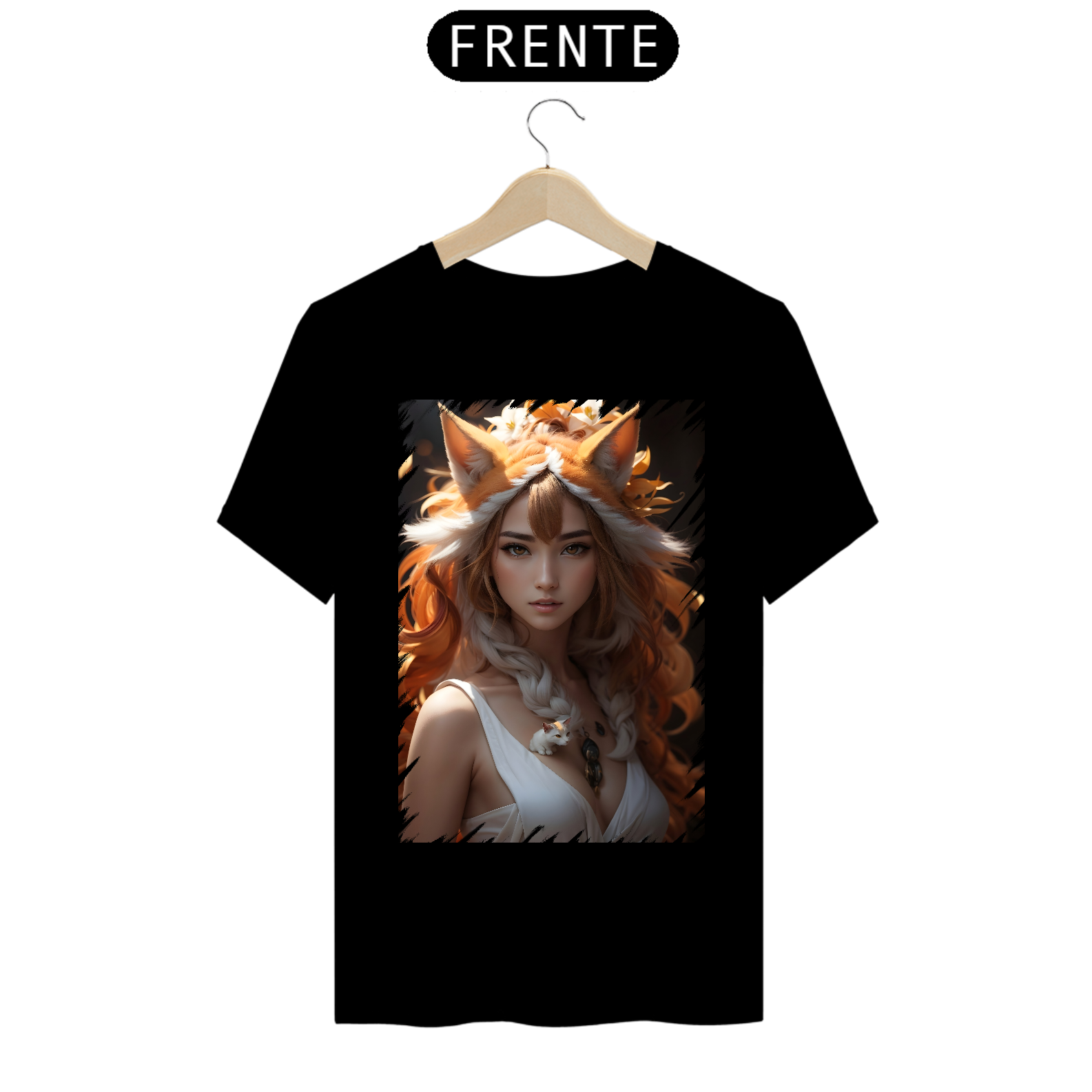 Camiseta Girl Fox - Clássica