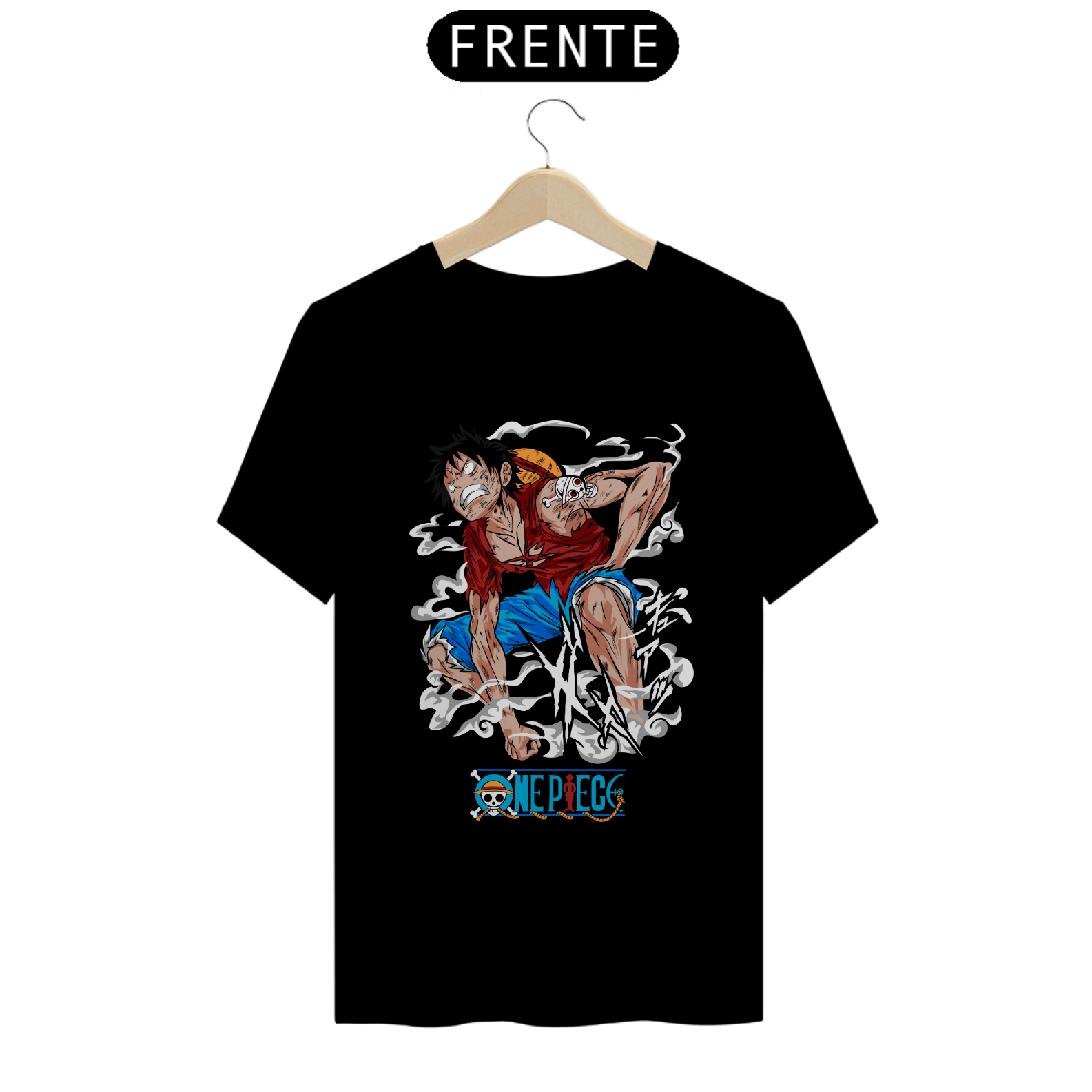 One Piece mega camiseta exclusiva.
