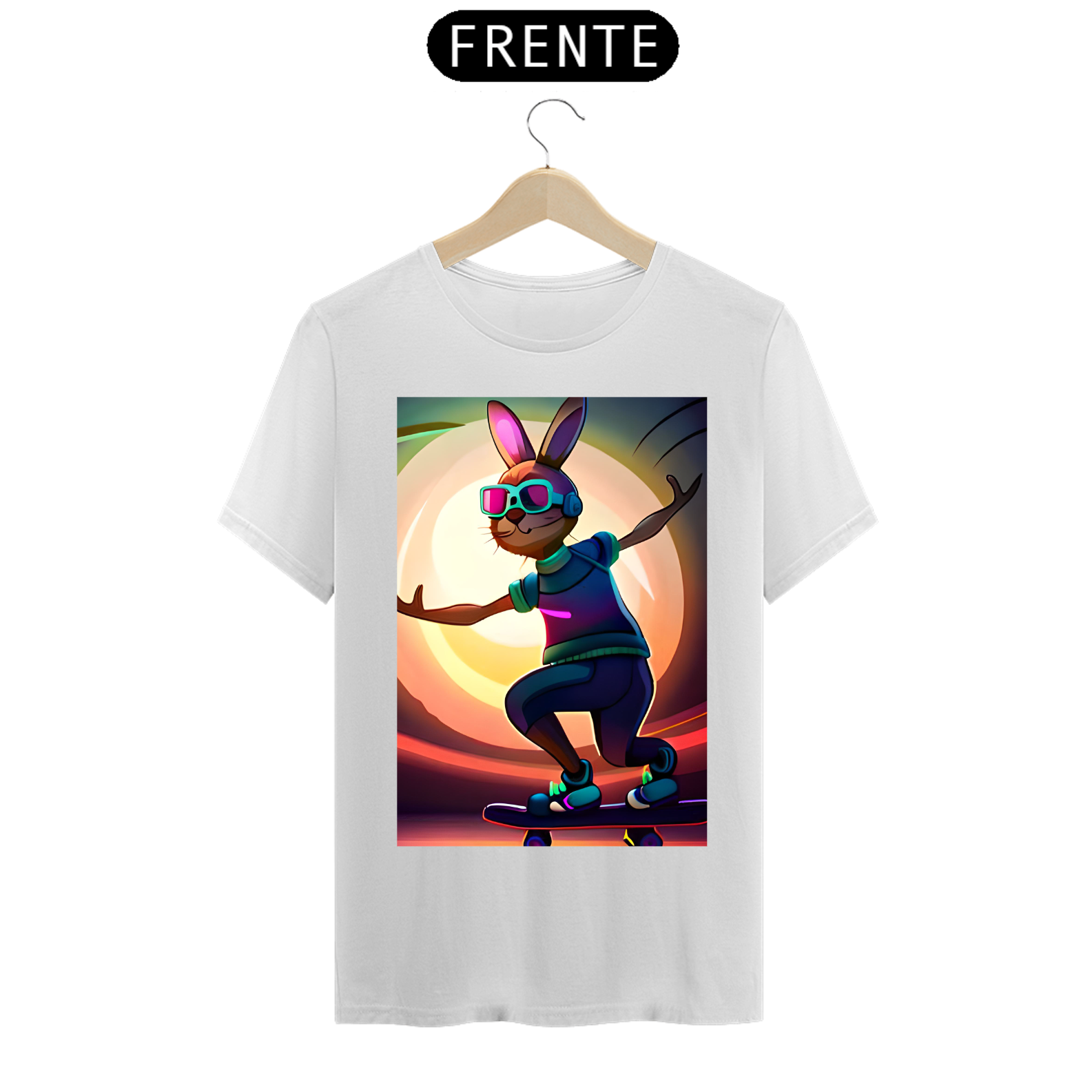 Camisa classic masculina Coelho skatista 