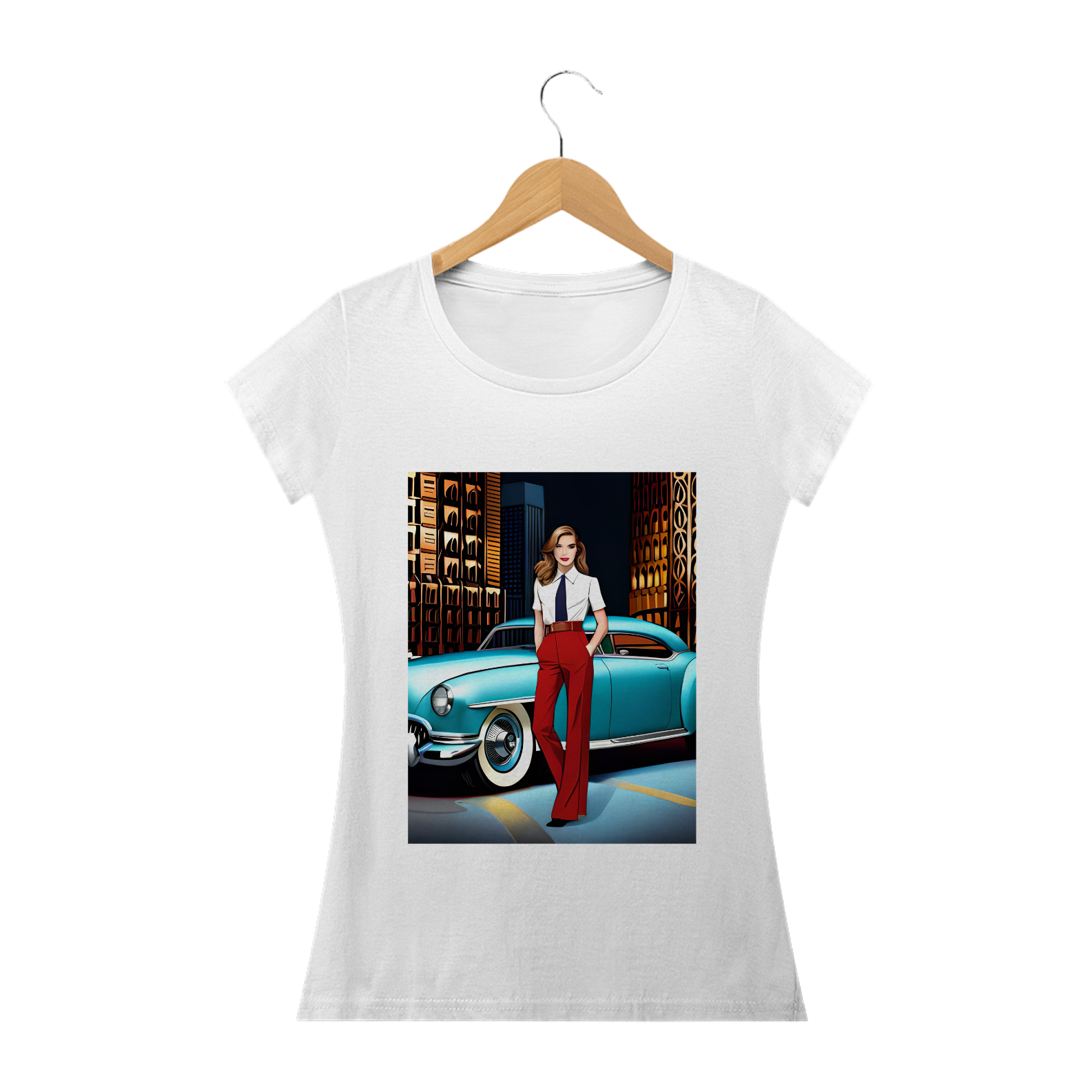 Camisa classic feminina Woman Car 