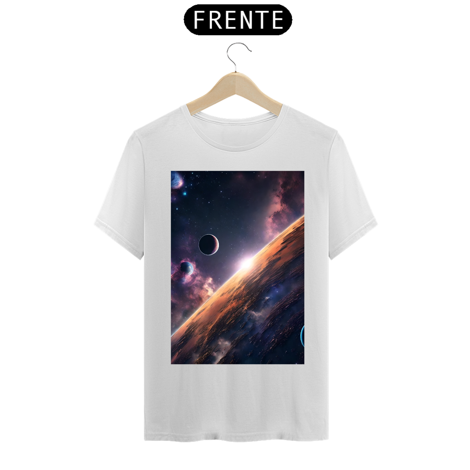 Camisa classic masculina planets