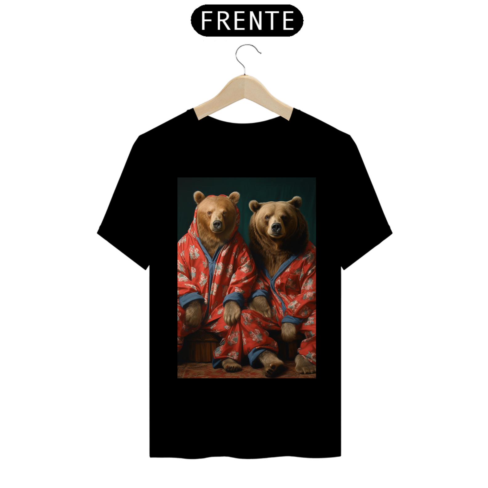 Camisa masculina classic Urso